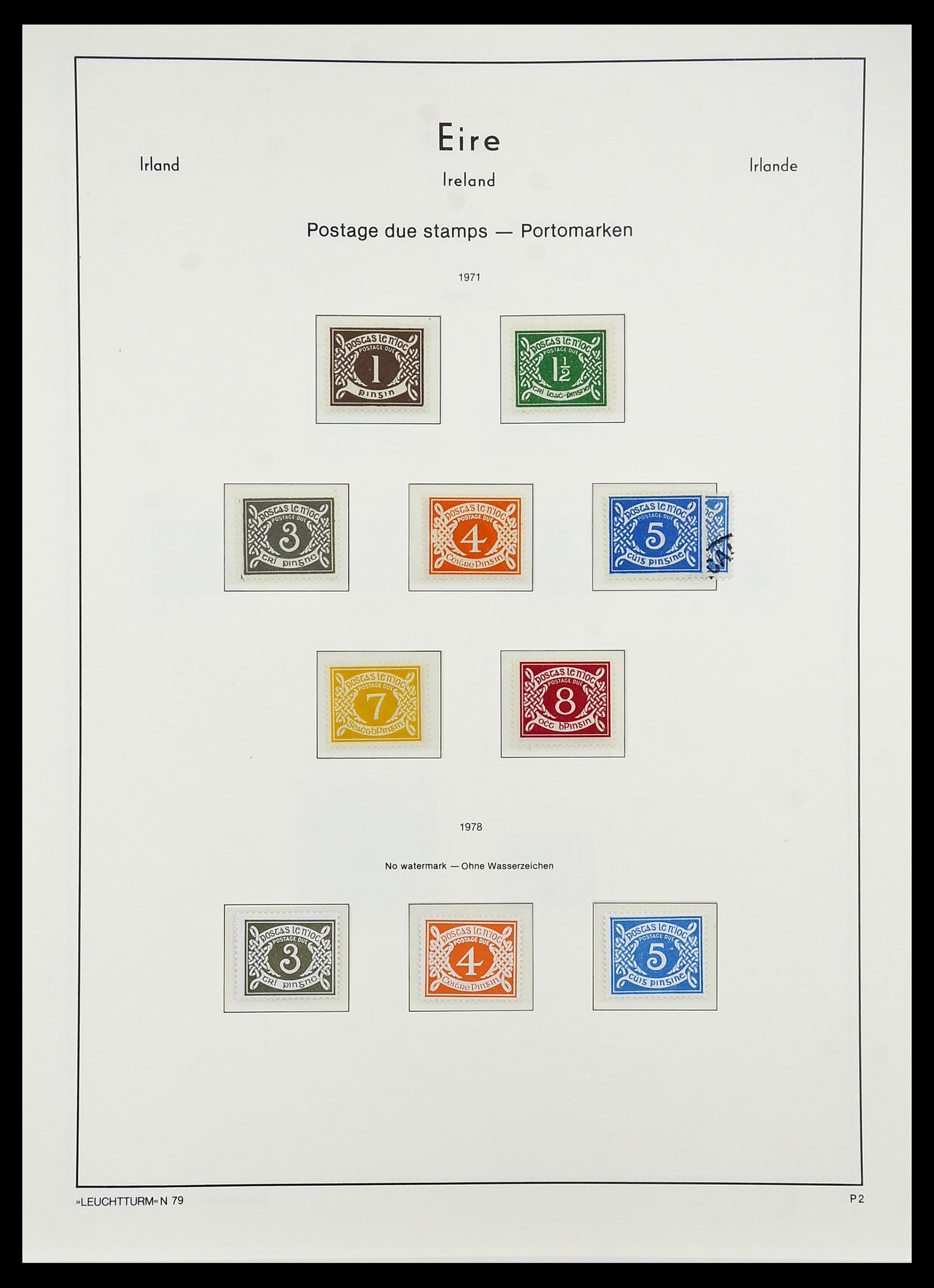 34264 059 - Postzegelverzameling 34264 Ierland 1922-2002.
