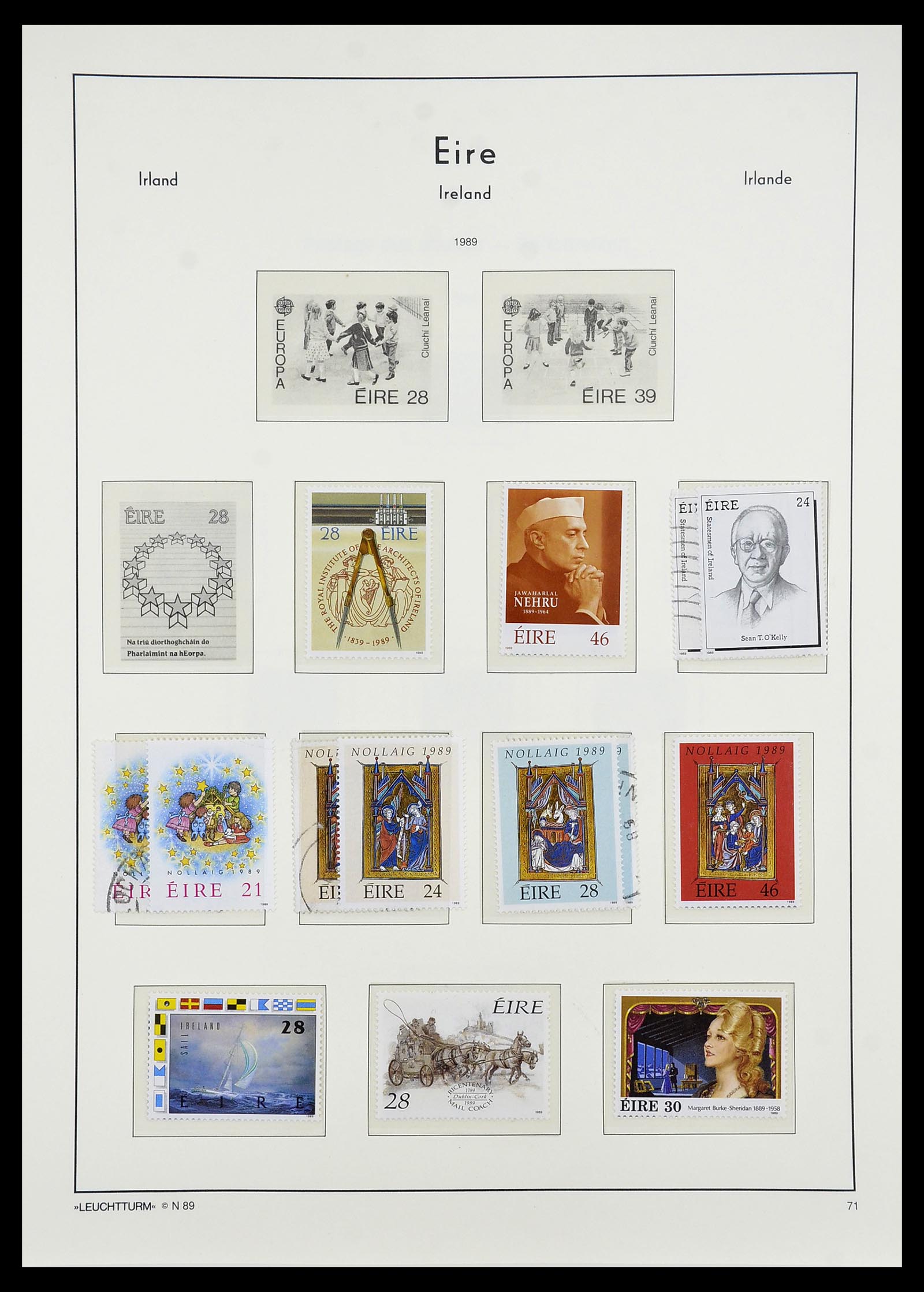 34264 083 - Postzegelverzameling 34264 Ierland 1922-2002.