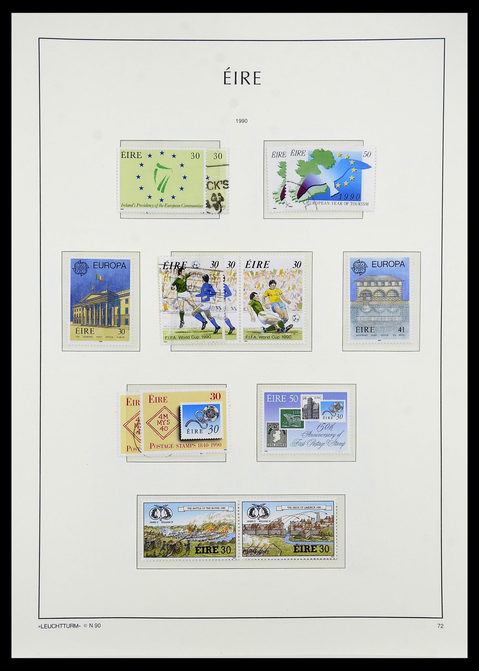 34264 084 - Postzegelverzameling 34264 Ierland 1922-2002.