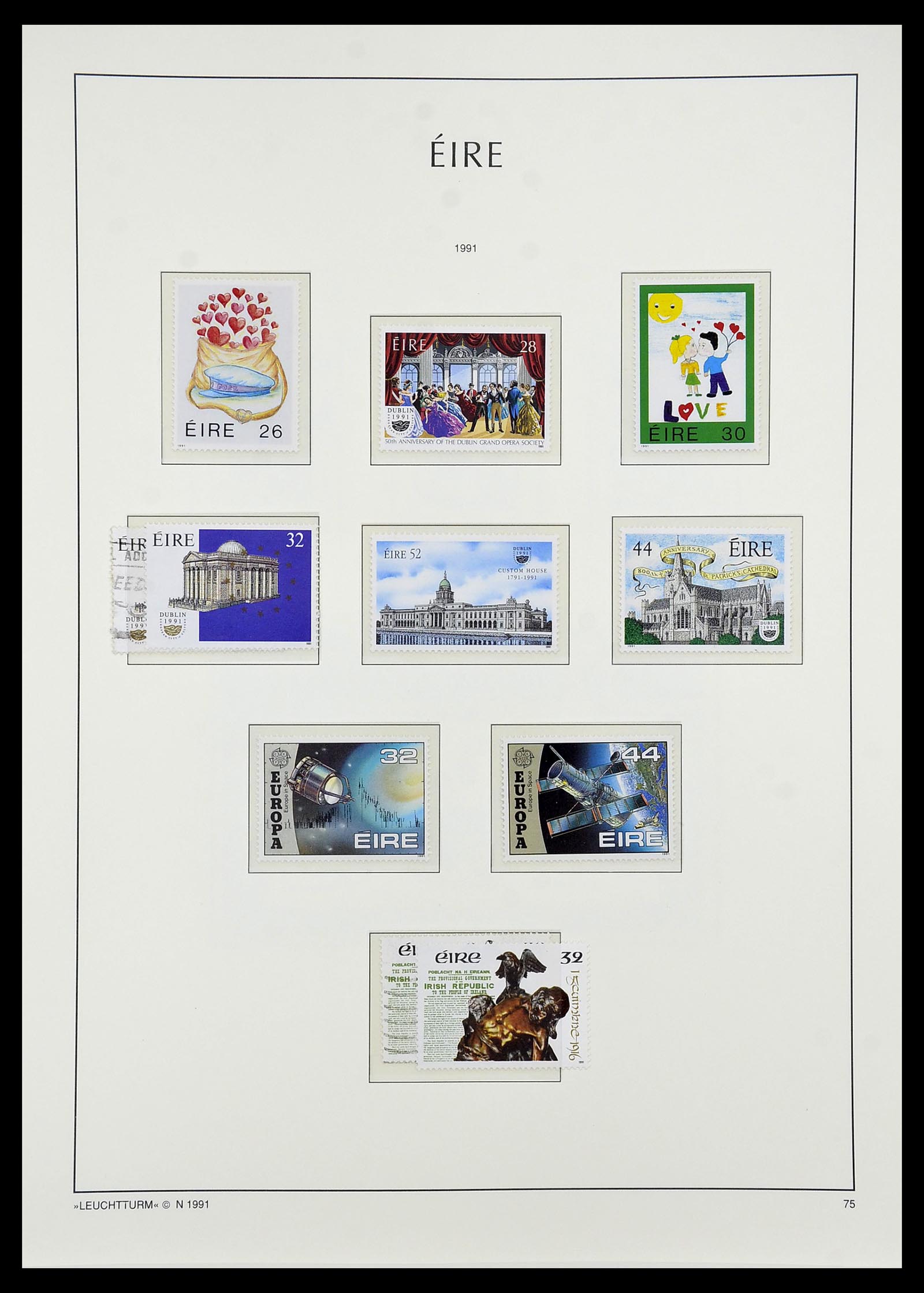 34264 087 - Postzegelverzameling 34264 Ierland 1922-2002.