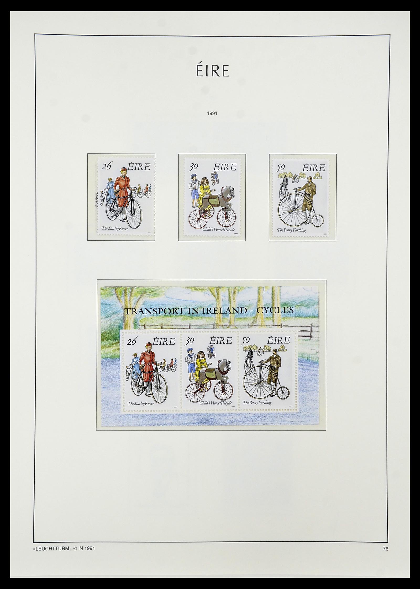 34264 088 - Postzegelverzameling 34264 Ierland 1922-2002.