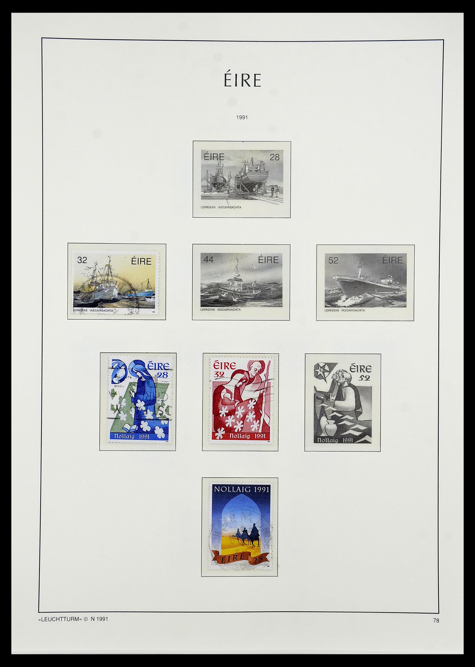 34264 090 - Postzegelverzameling 34264 Ierland 1922-2002.