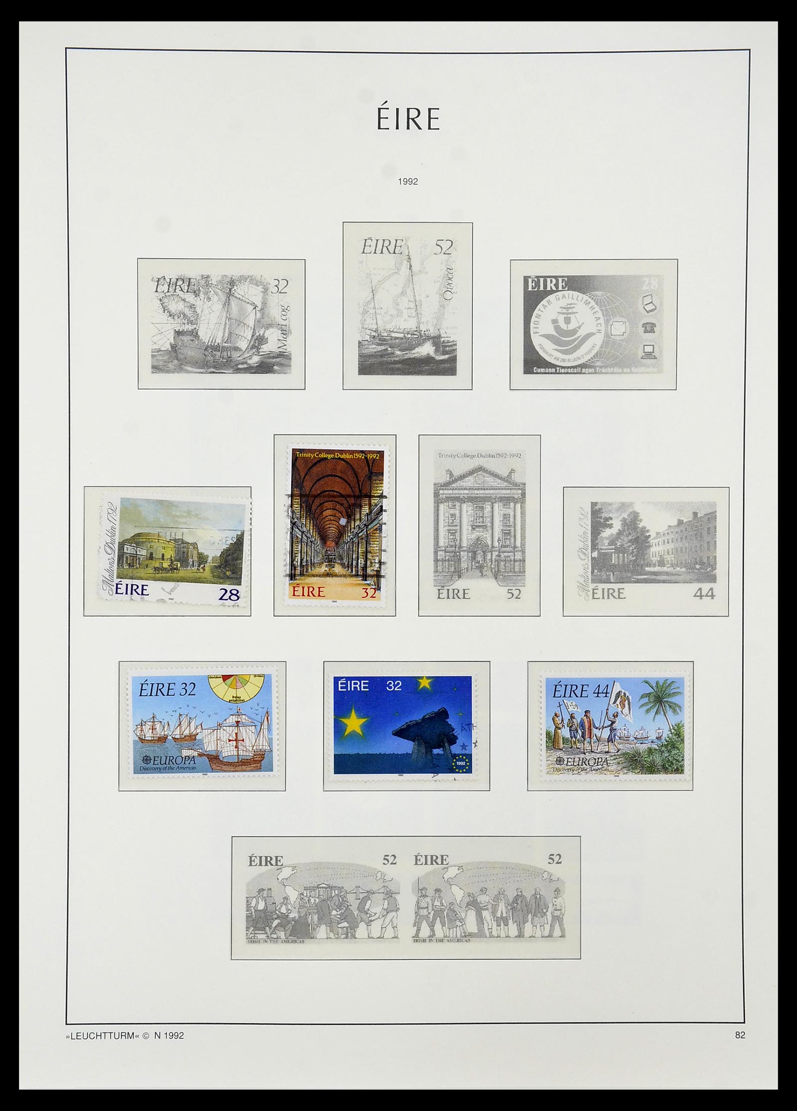 34264 094 - Postzegelverzameling 34264 Ierland 1922-2002.