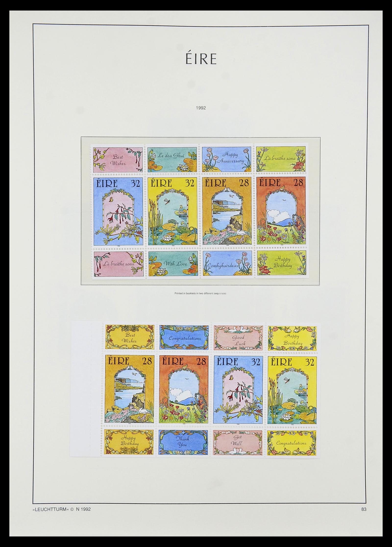 34264 095 - Postzegelverzameling 34264 Ierland 1922-2002.
