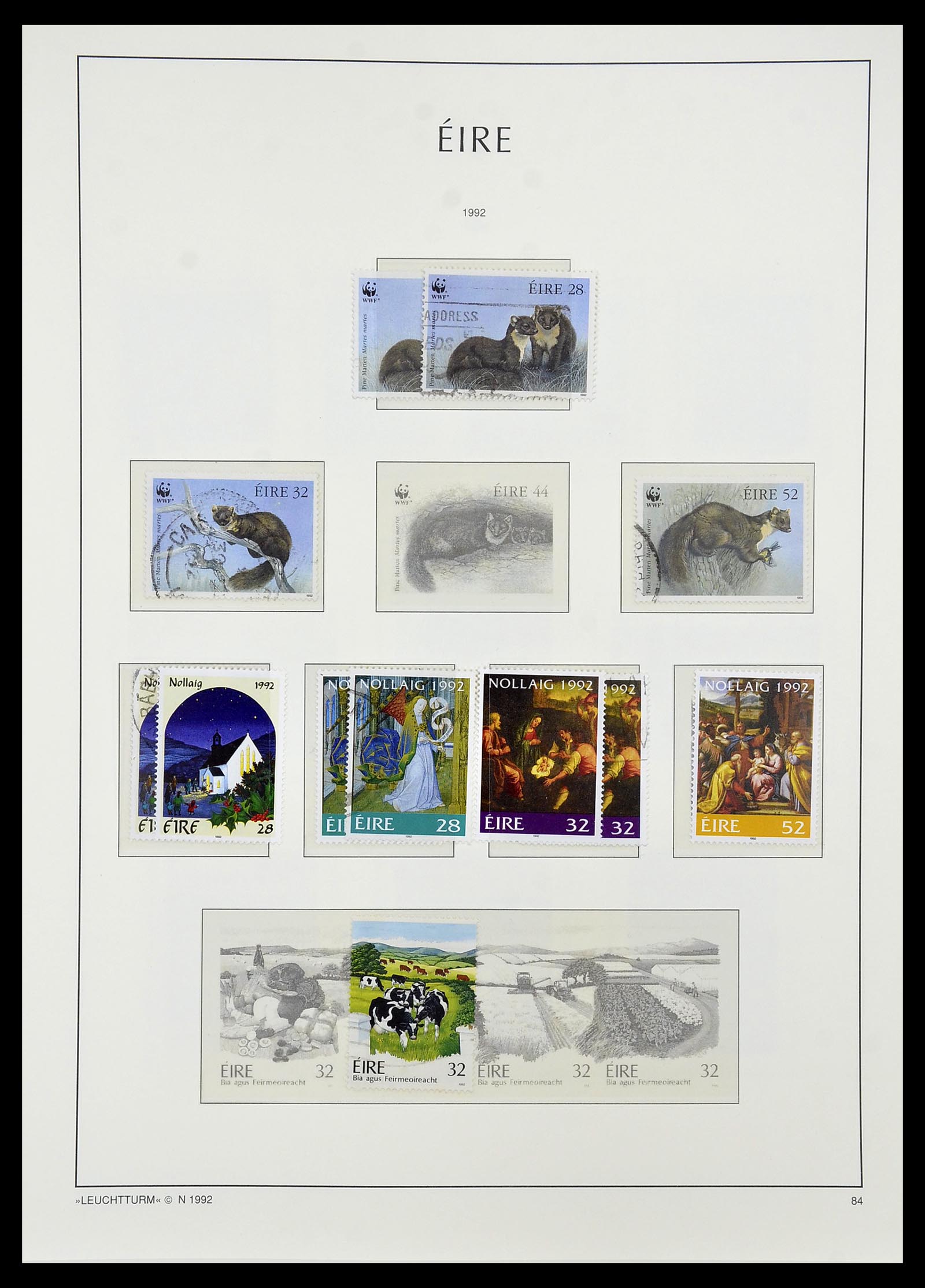 34264 096 - Postzegelverzameling 34264 Ierland 1922-2002.