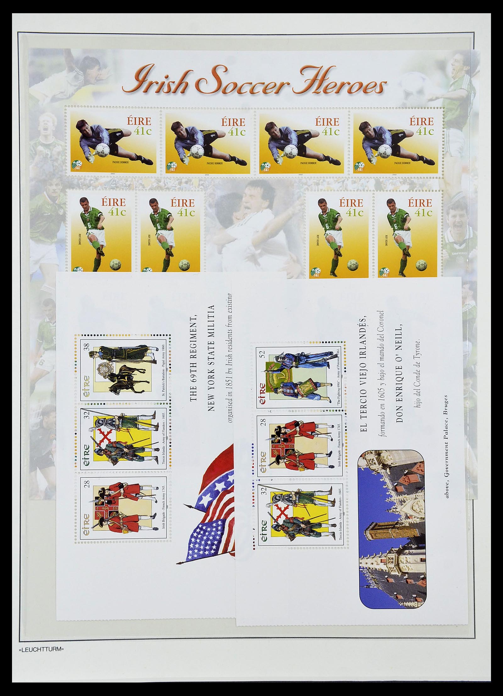 34264 187 - Postzegelverzameling 34264 Ierland 1922-2002.