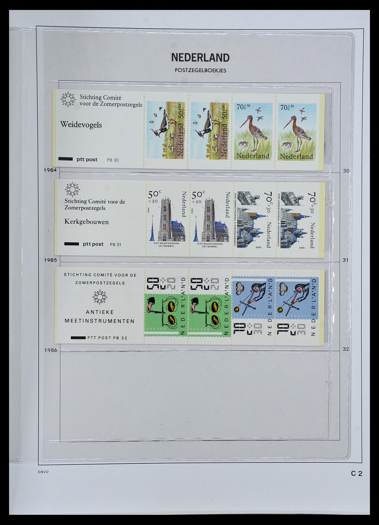 34267 021 - Stamp collection 34267 Netherlands stamp booklets 1964-1991.