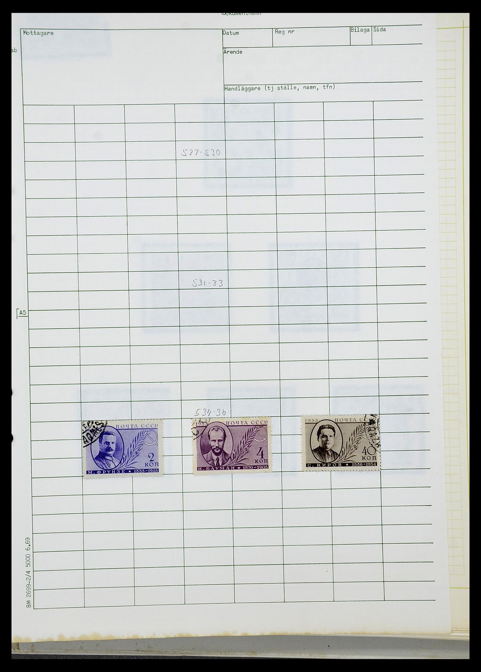 34268 031 - Postzegelverzameling 34268 Rusland 1858-1964.