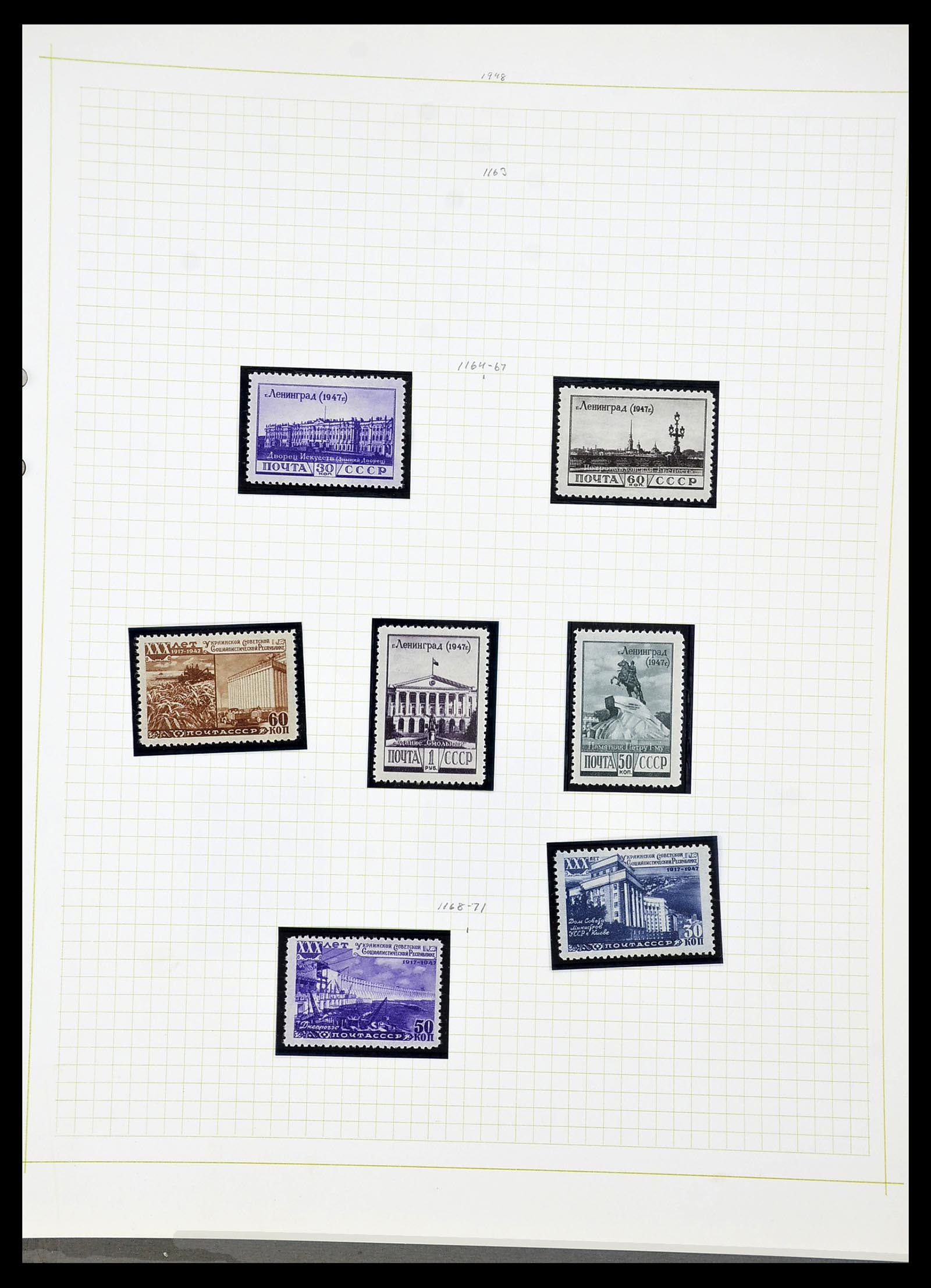 34268 099 - Postzegelverzameling 34268 Rusland 1858-1964.