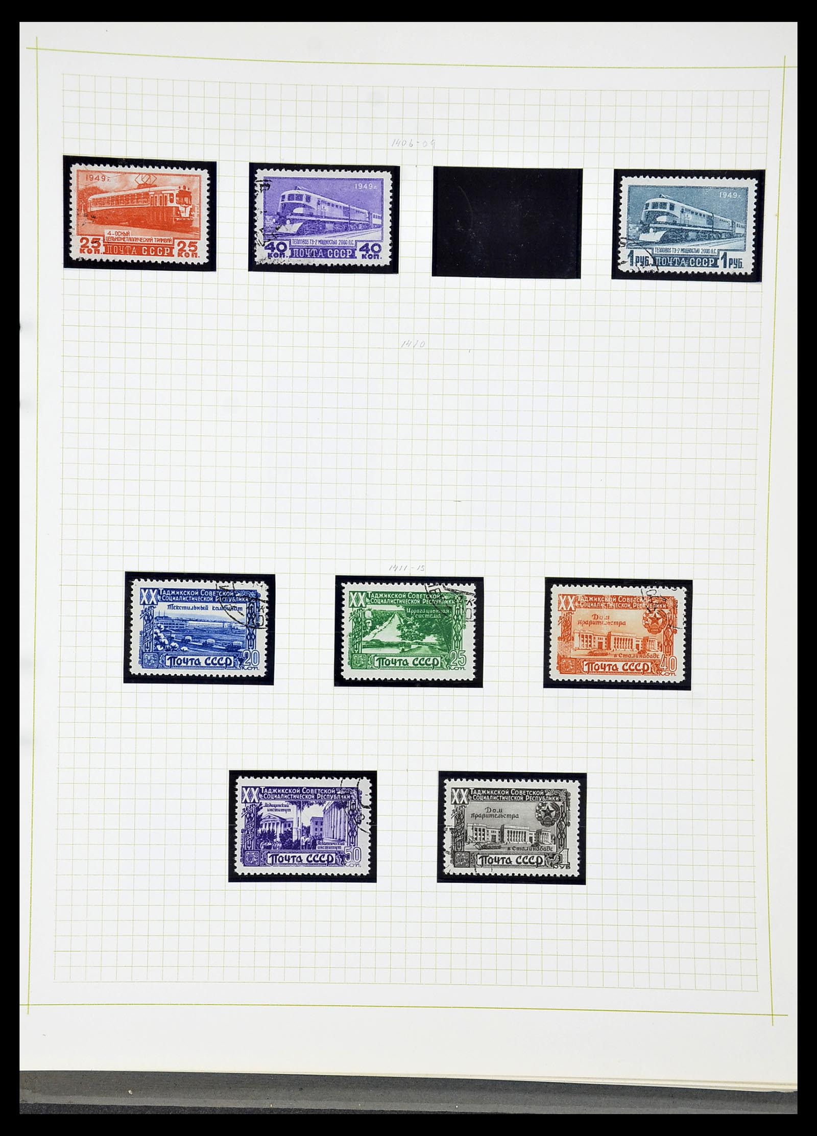 34268 123 - Postzegelverzameling 34268 Rusland 1858-1964.