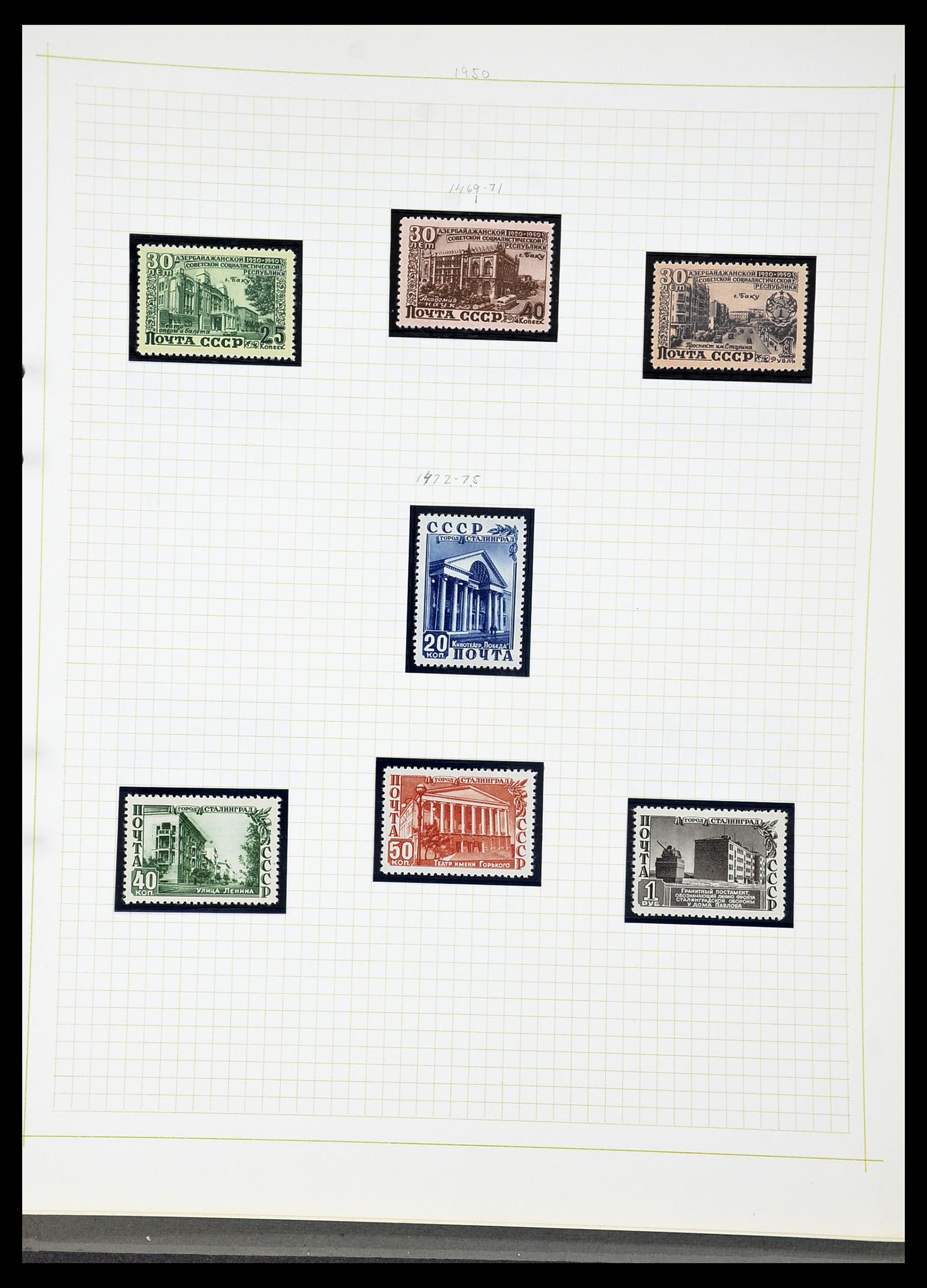34268 129 - Postzegelverzameling 34268 Rusland 1858-1964.