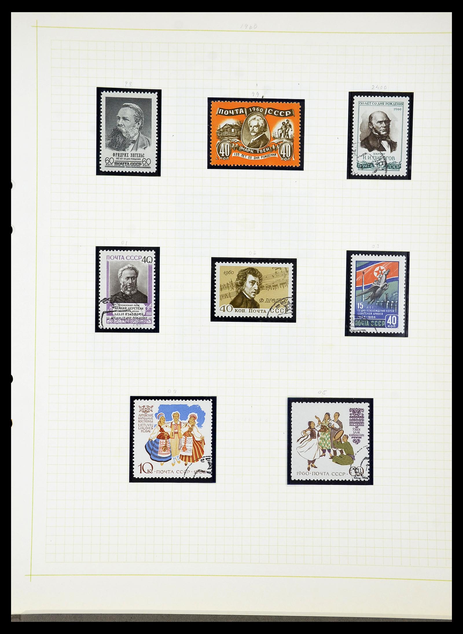 34268 243 - Postzegelverzameling 34268 Rusland 1858-1964.