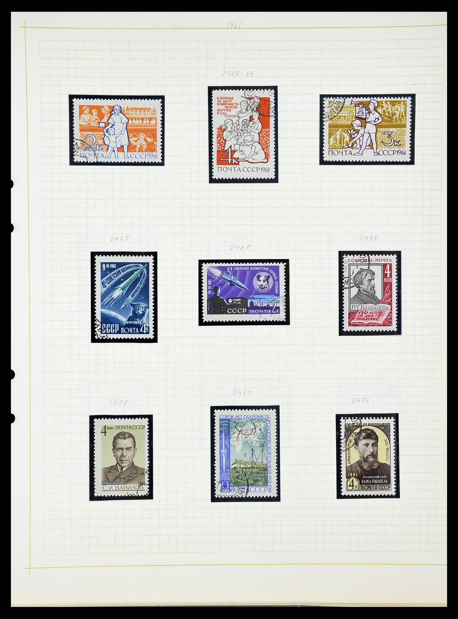 34268 251 - Postzegelverzameling 34268 Rusland 1858-1964.