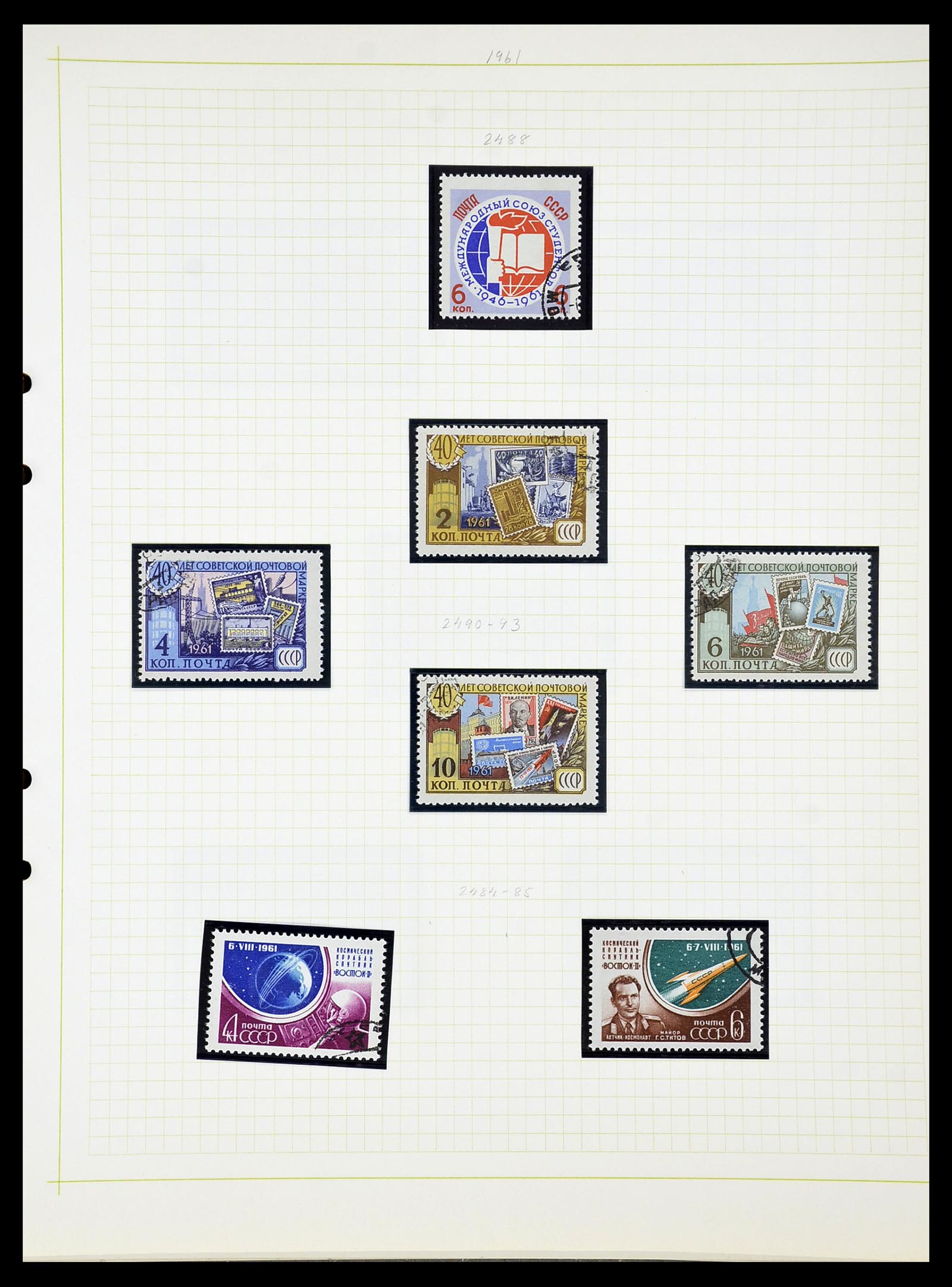 34268 254 - Postzegelverzameling 34268 Rusland 1858-1964.