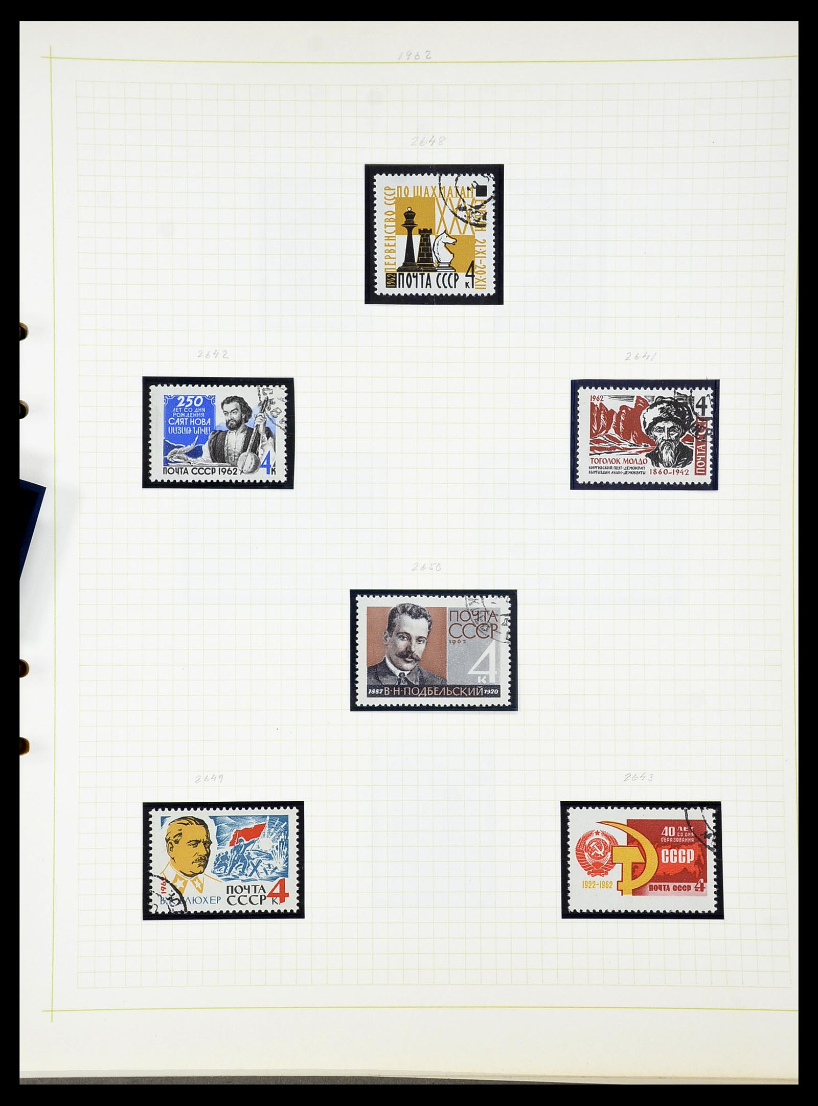 34268 275 - Postzegelverzameling 34268 Rusland 1858-1964.