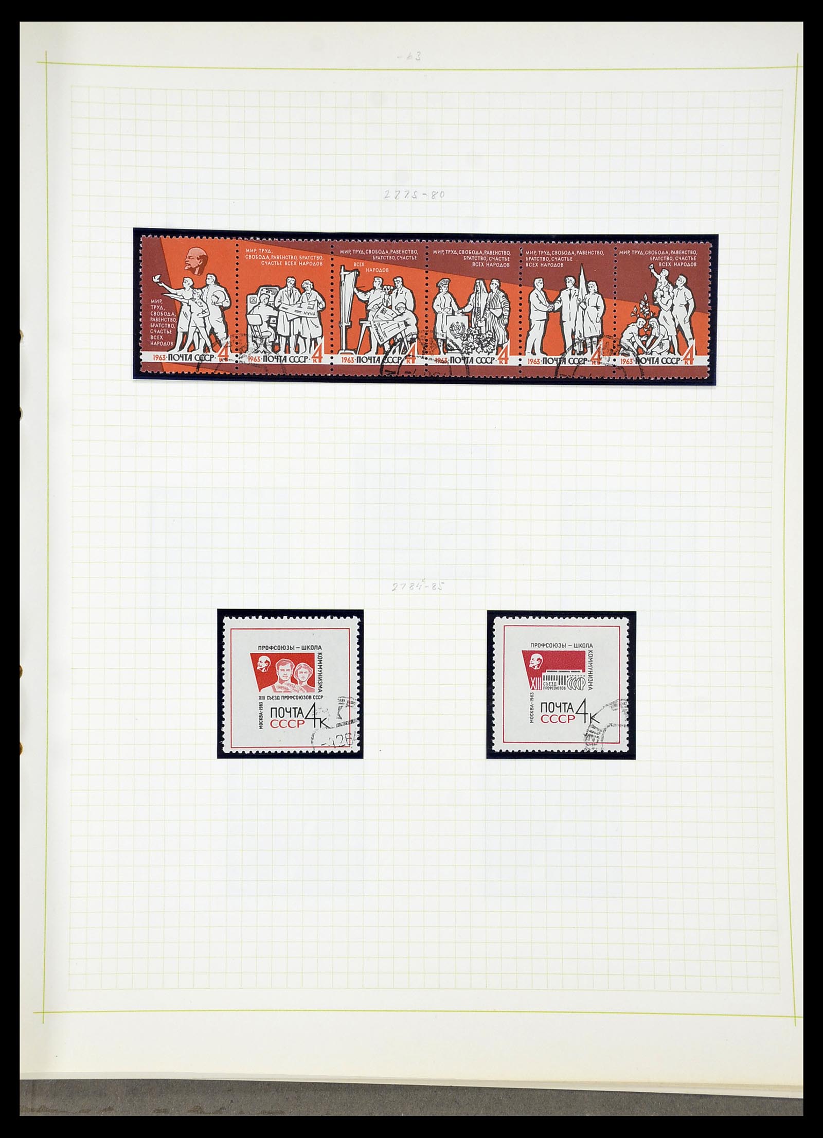 34268 297 - Postzegelverzameling 34268 Rusland 1858-1964.