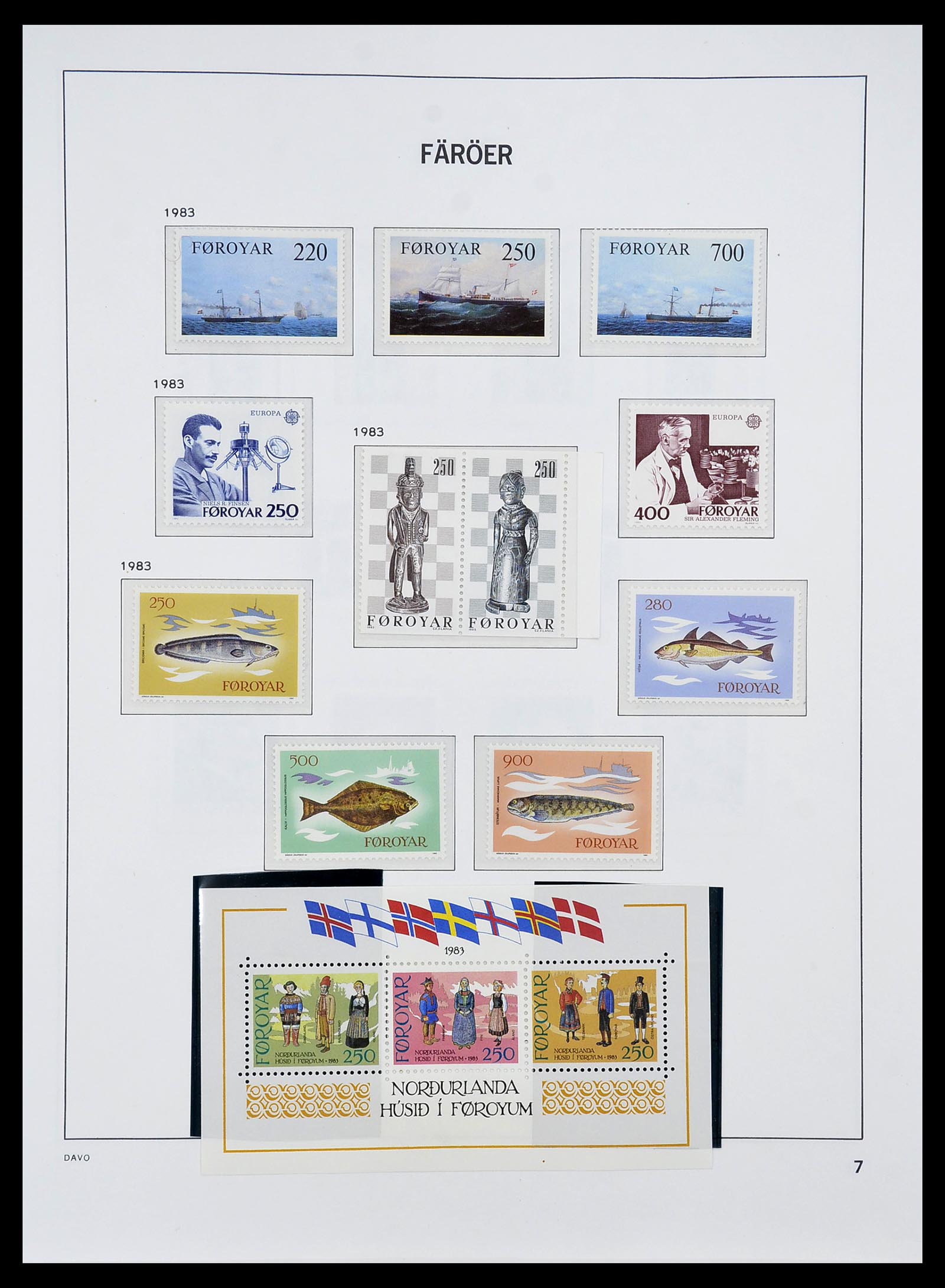 34269 011 - Postzegelverzameling 34269 Faeroer 1919(!)-2001.