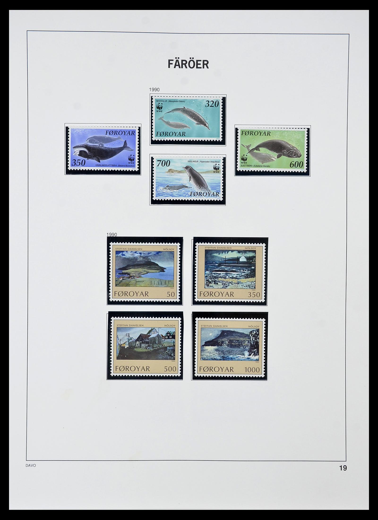 34269 023 - Postzegelverzameling 34269 Faeroer 1919(!)-2001.