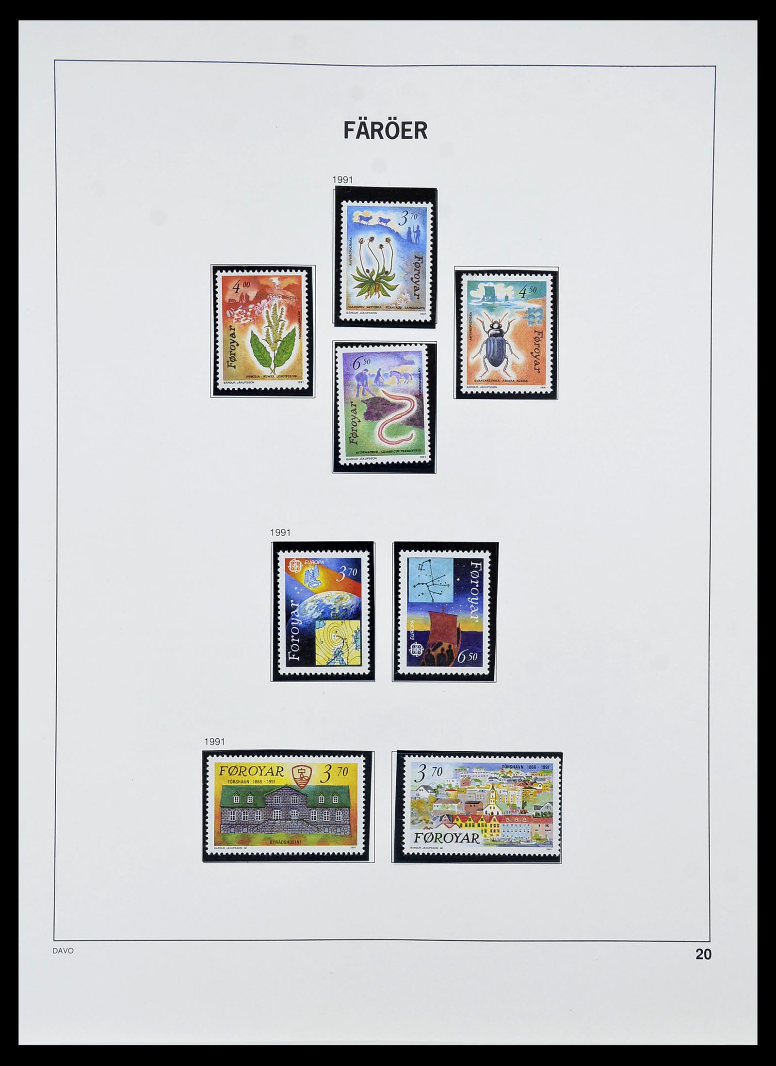 34269 024 - Postzegelverzameling 34269 Faeroer 1919(!)-2001.