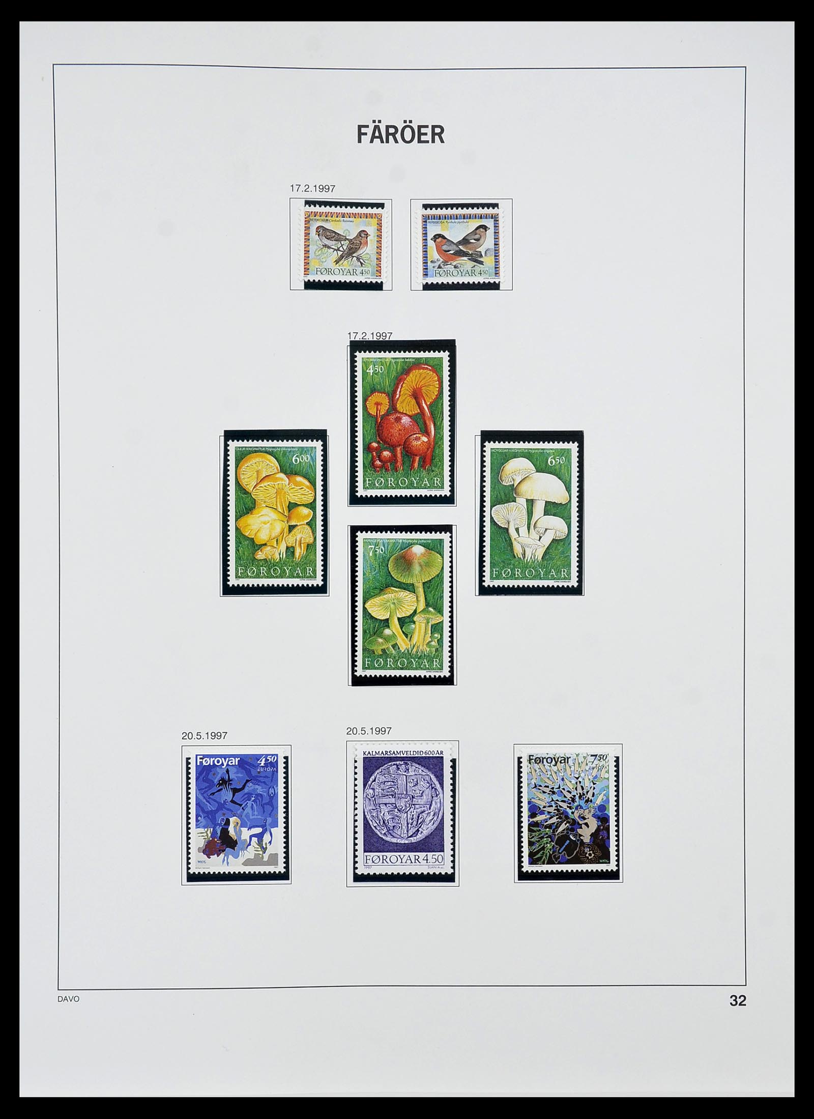 34269 036 - Postzegelverzameling 34269 Faeroer 1919(!)-2001.