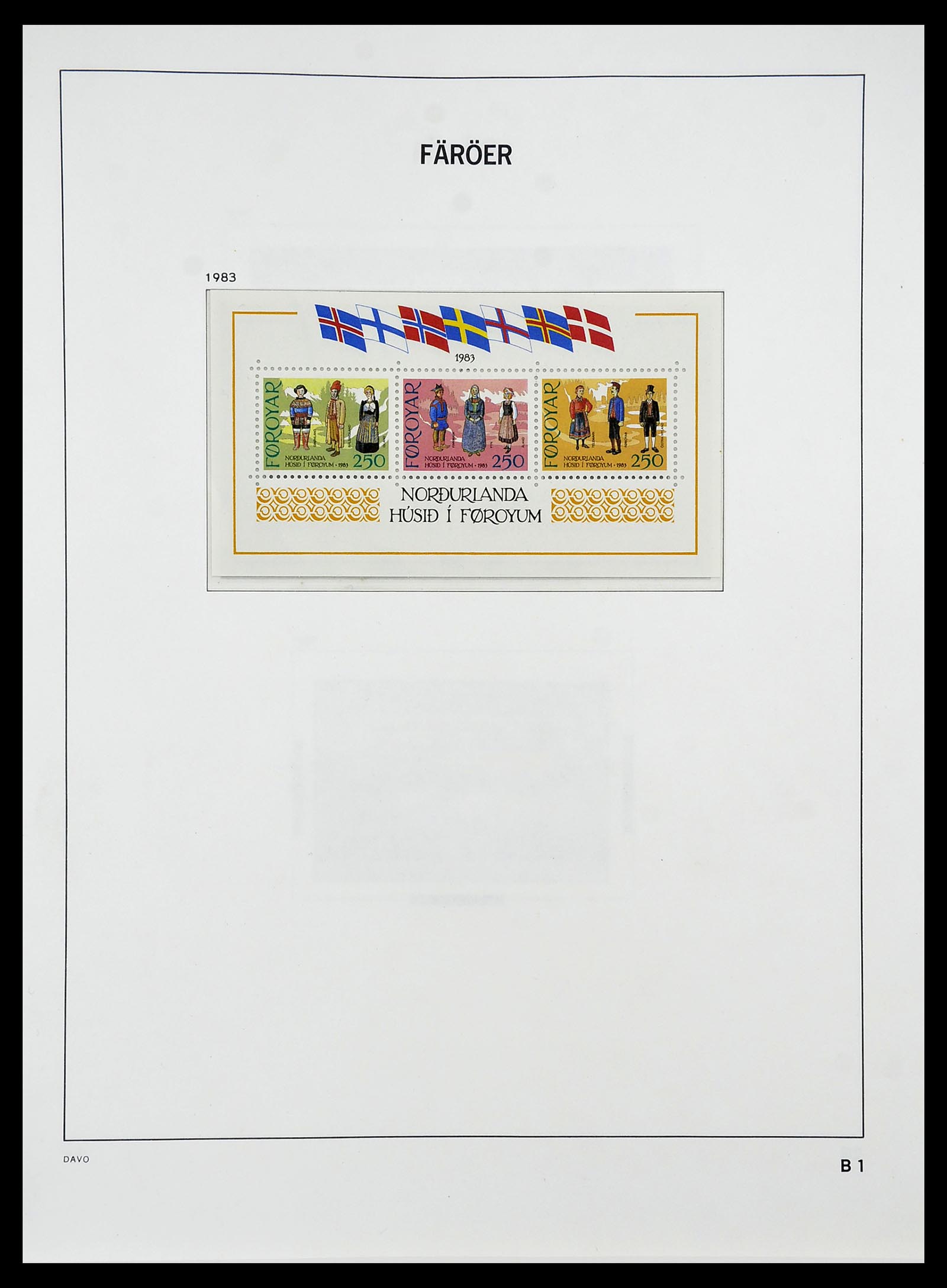 34269 046 - Postzegelverzameling 34269 Faeroer 1919(!)-2001.