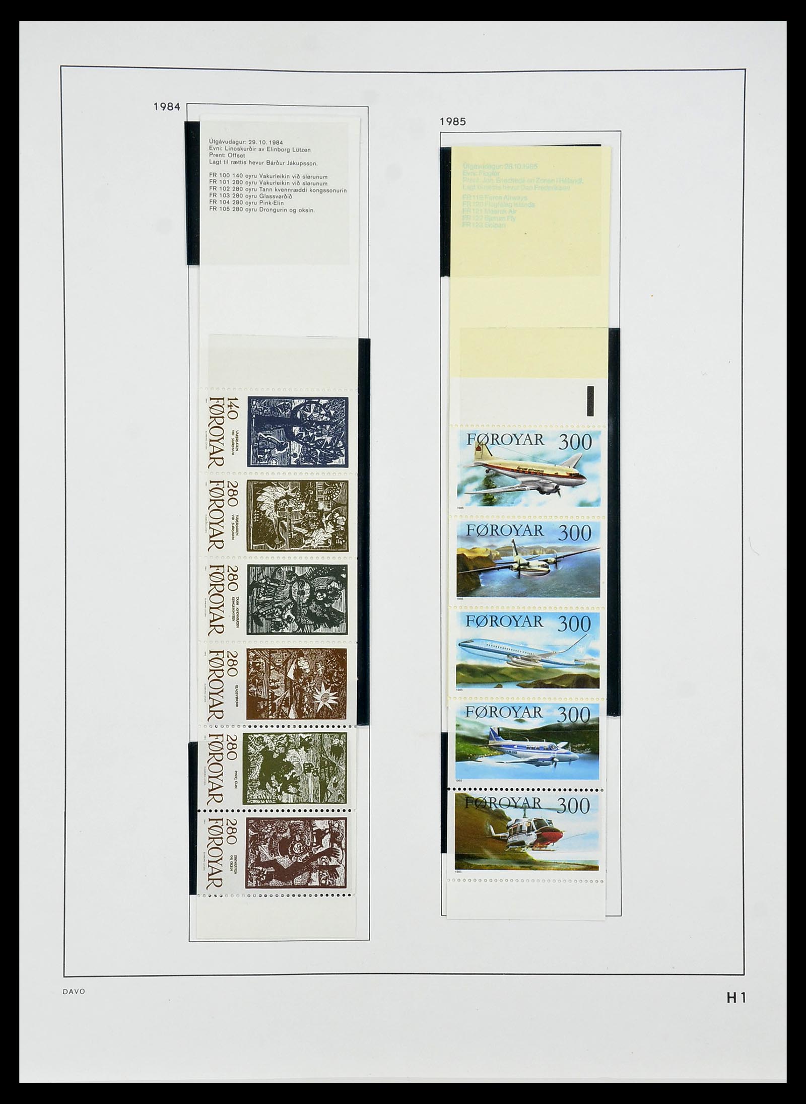 34269 055 - Postzegelverzameling 34269 Faeroer 1919(!)-2001.