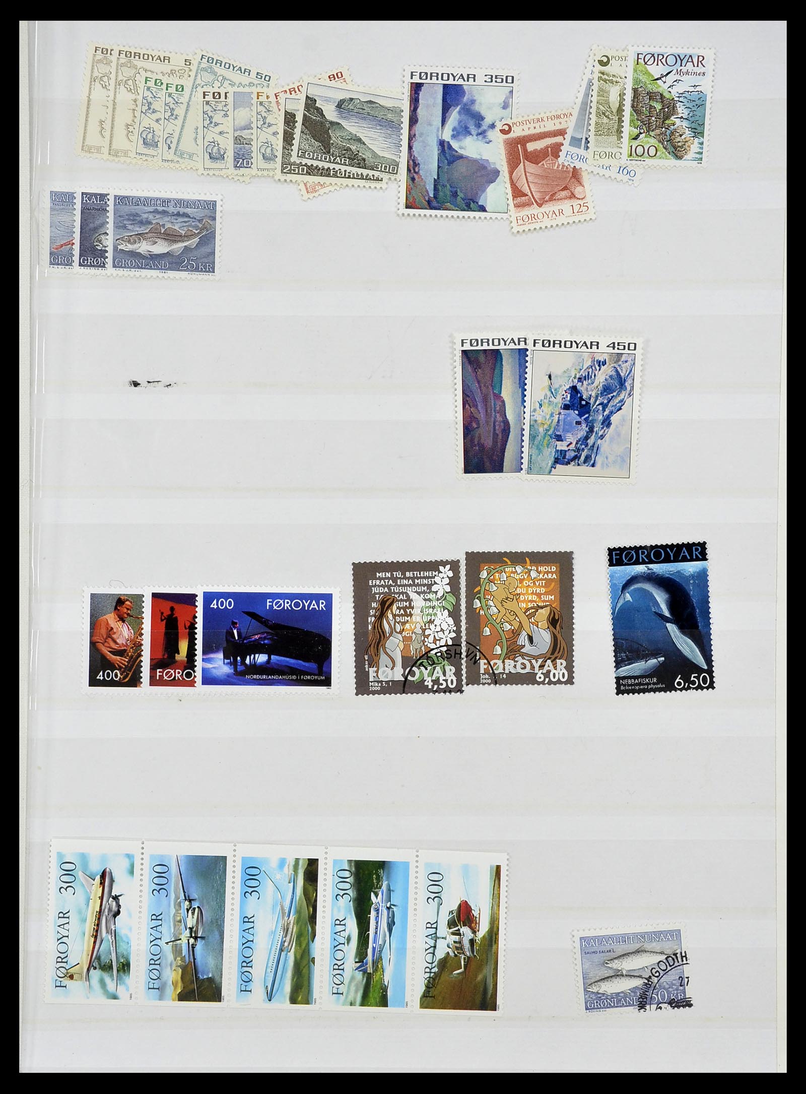 34269 056 - Postzegelverzameling 34269 Faeroer 1919(!)-2001.