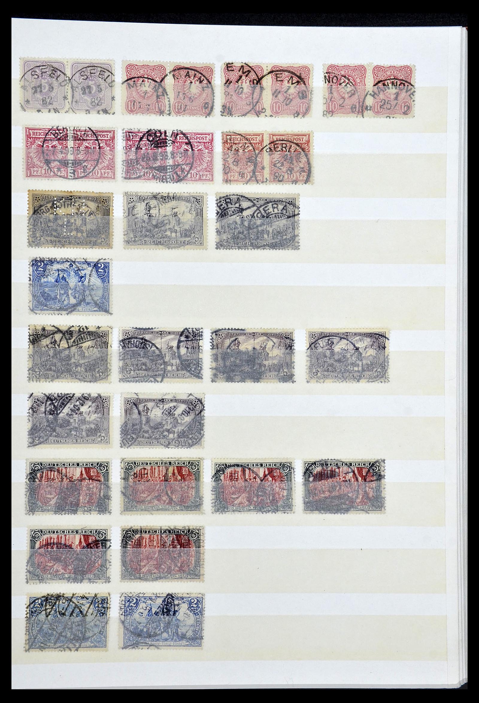 34270 005 - Postzegelverzameling 34270 Duitse Rijk 1872-1942.