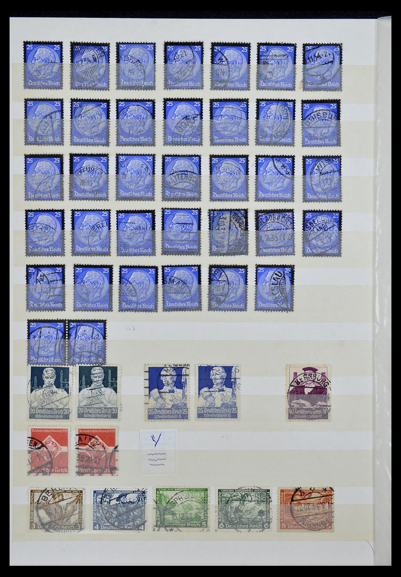 34270 020 - Postzegelverzameling 34270 Duitse Rijk 1872-1942.