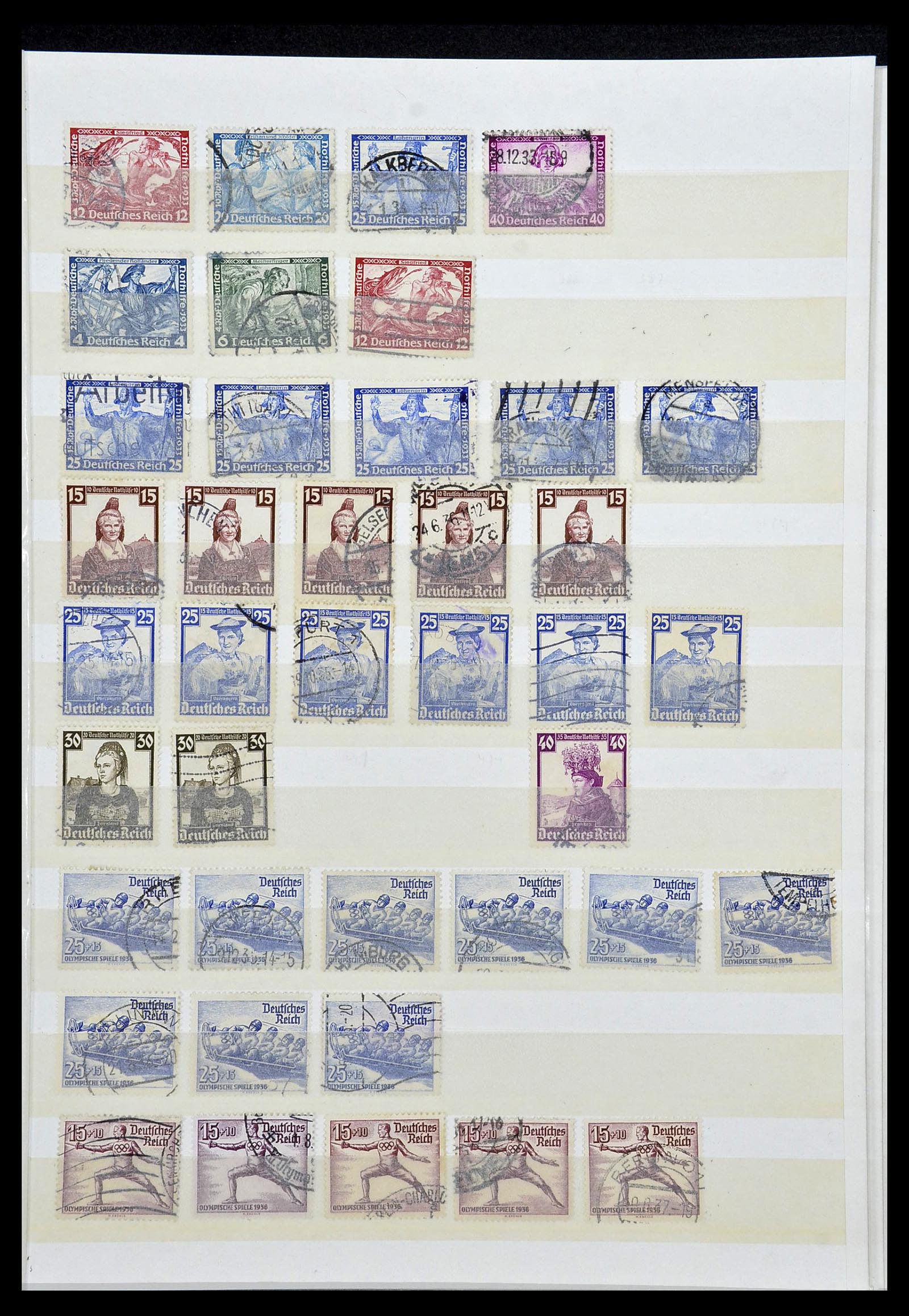 34270 021 - Stamp collection 34270 German Reich 1872-1942.