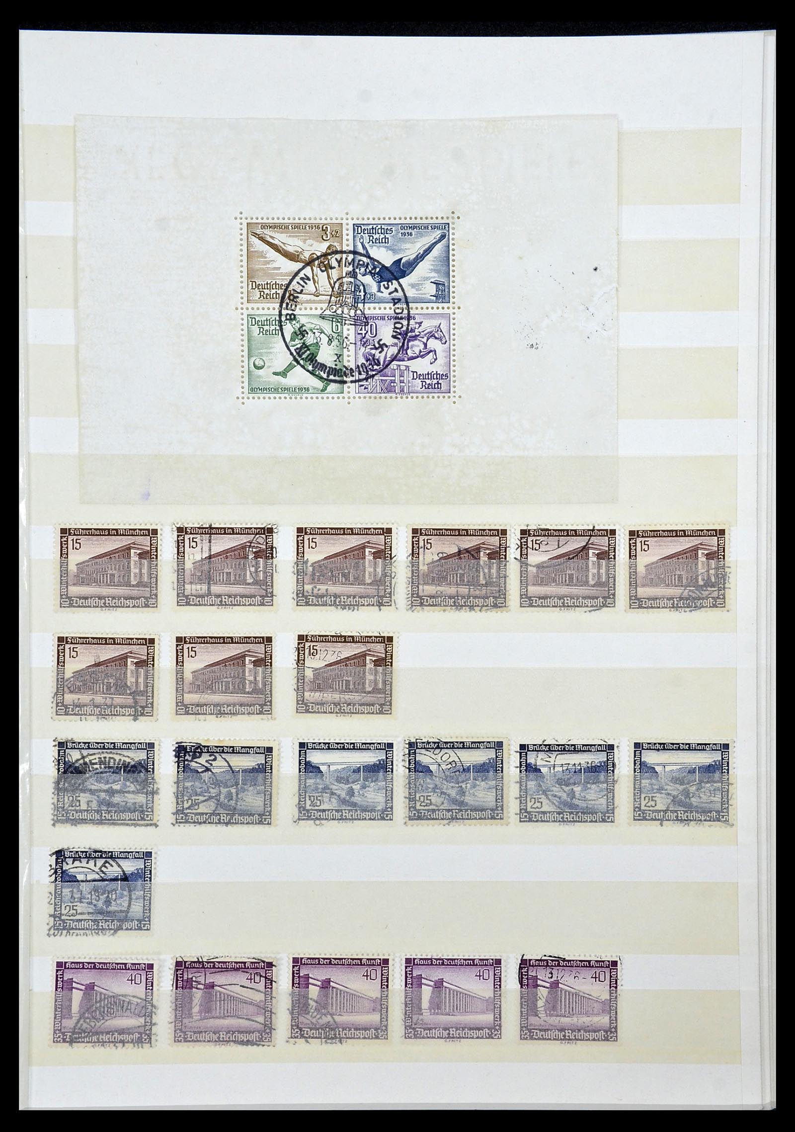 34270 023 - Postzegelverzameling 34270 Duitse Rijk 1872-1942.
