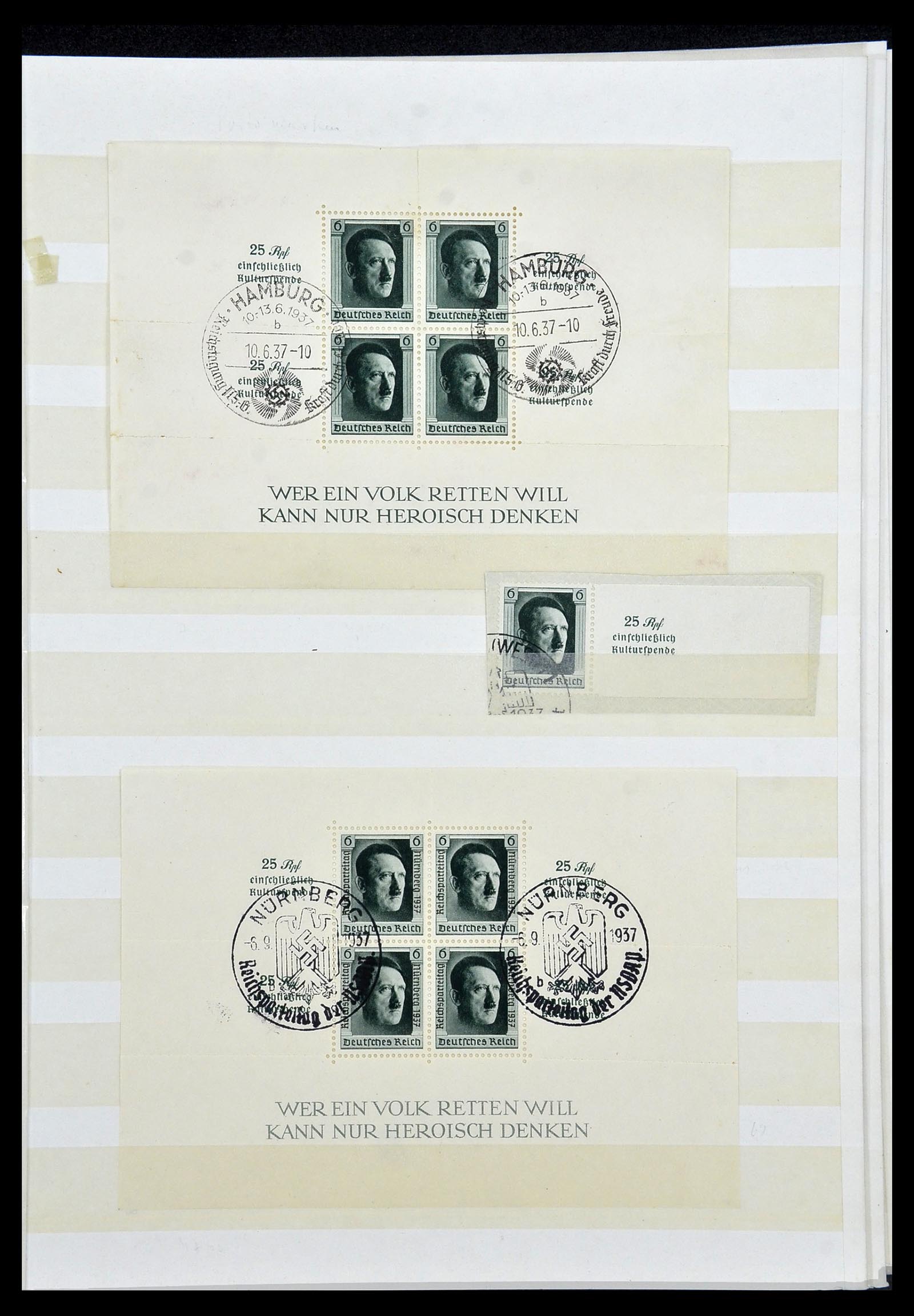 34270 027 - Postzegelverzameling 34270 Duitse Rijk 1872-1942.