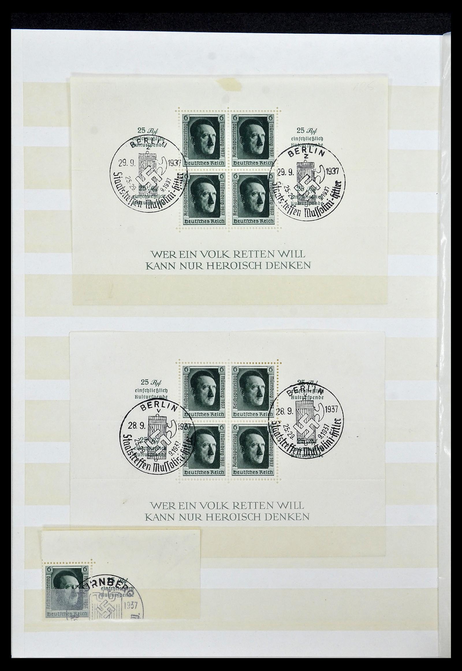 34270 028 - Postzegelverzameling 34270 Duitse Rijk 1872-1942.