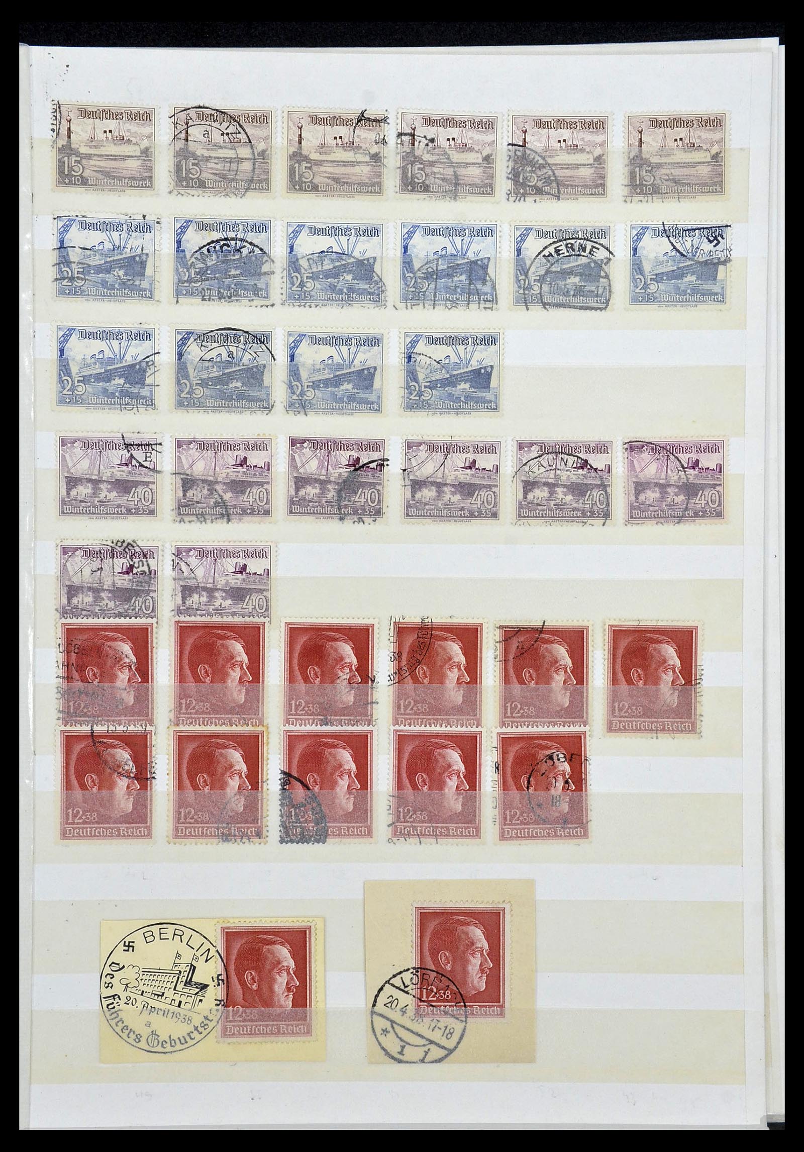 34270 029 - Postzegelverzameling 34270 Duitse Rijk 1872-1942.