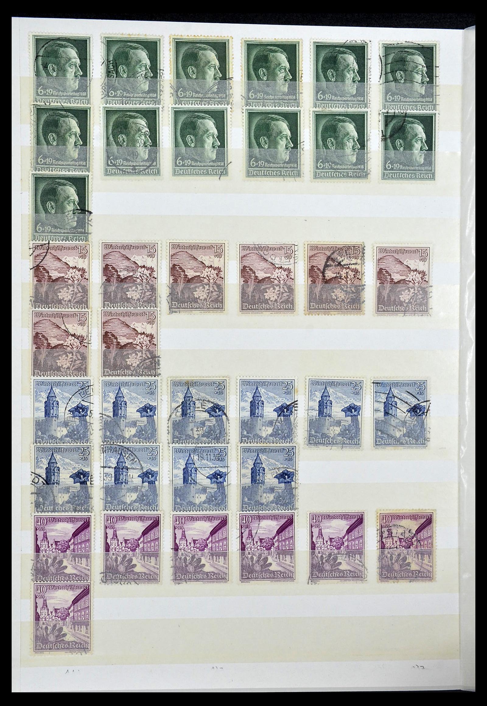 34270 030 - Postzegelverzameling 34270 Duitse Rijk 1872-1942.