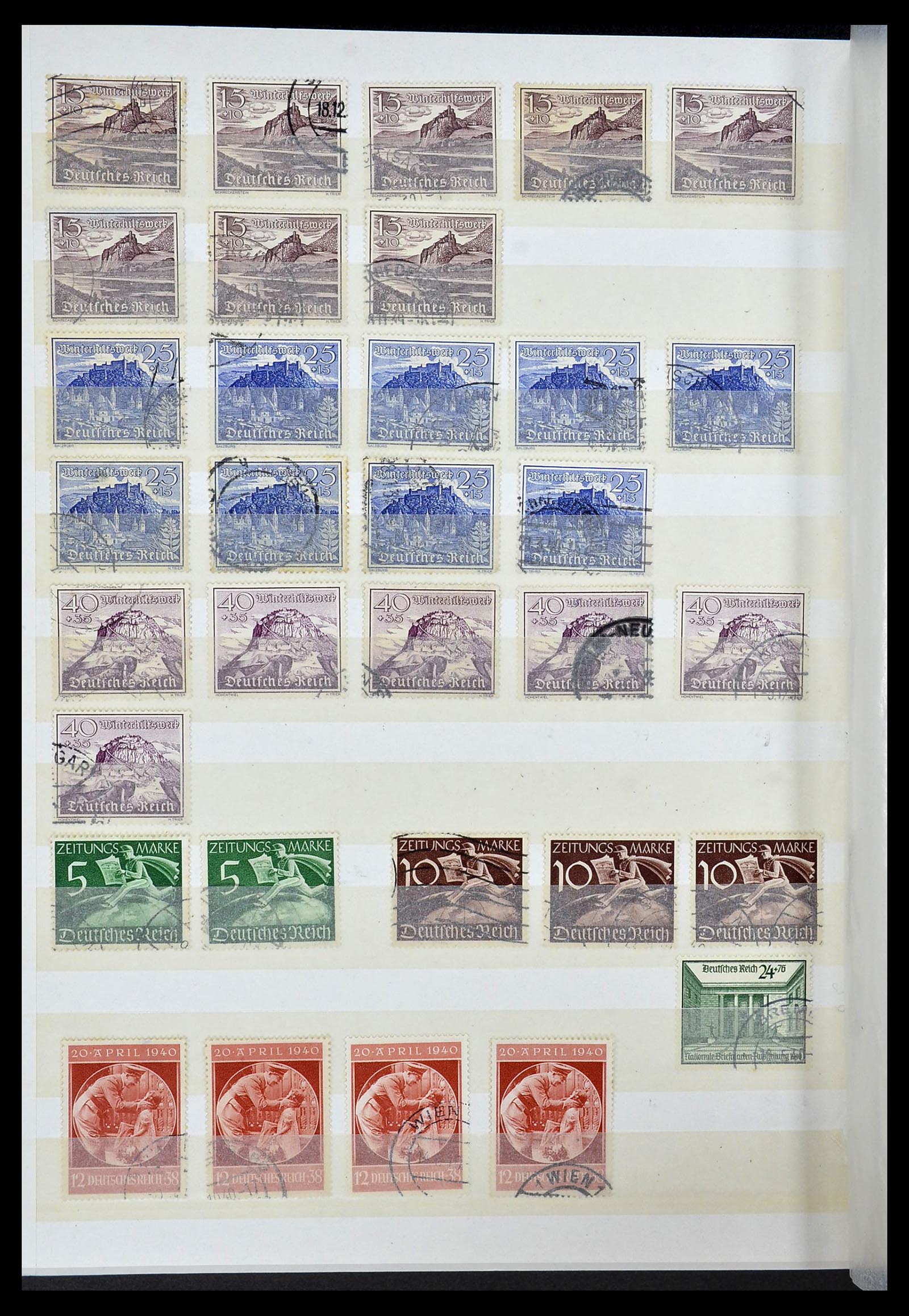 34270 033 - Postzegelverzameling 34270 Duitse Rijk 1872-1942.