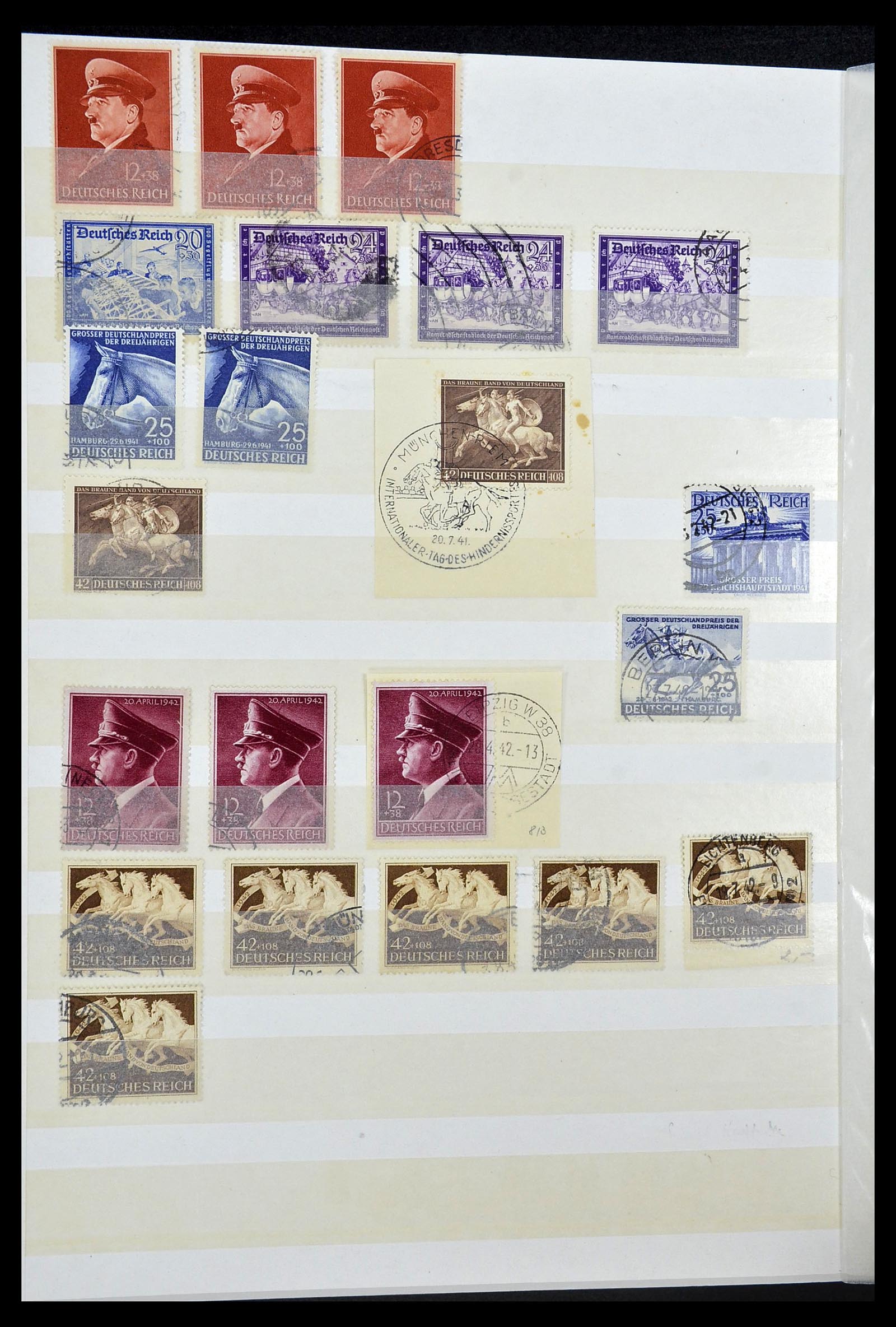 34270 034 - Postzegelverzameling 34270 Duitse Rijk 1872-1942.