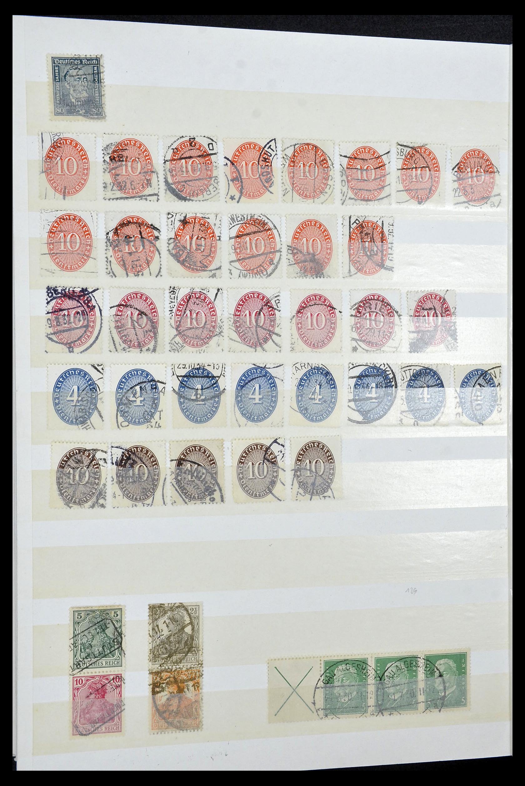 34270 038 - Postzegelverzameling 34270 Duitse Rijk 1872-1942.