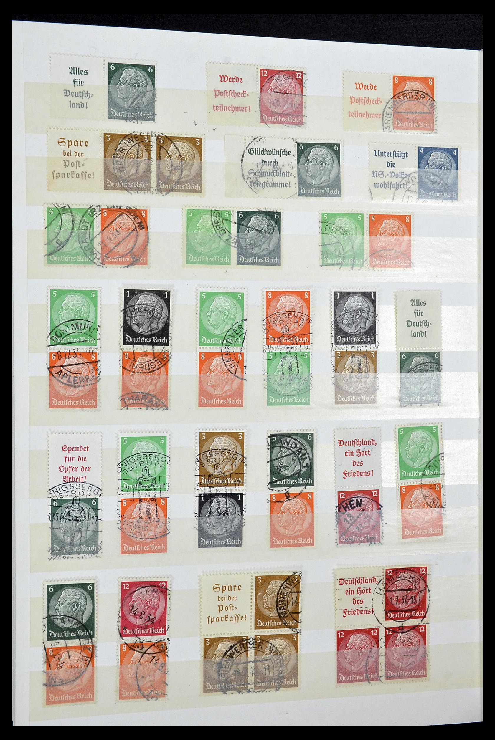 34270 040 - Postzegelverzameling 34270 Duitse Rijk 1872-1942.