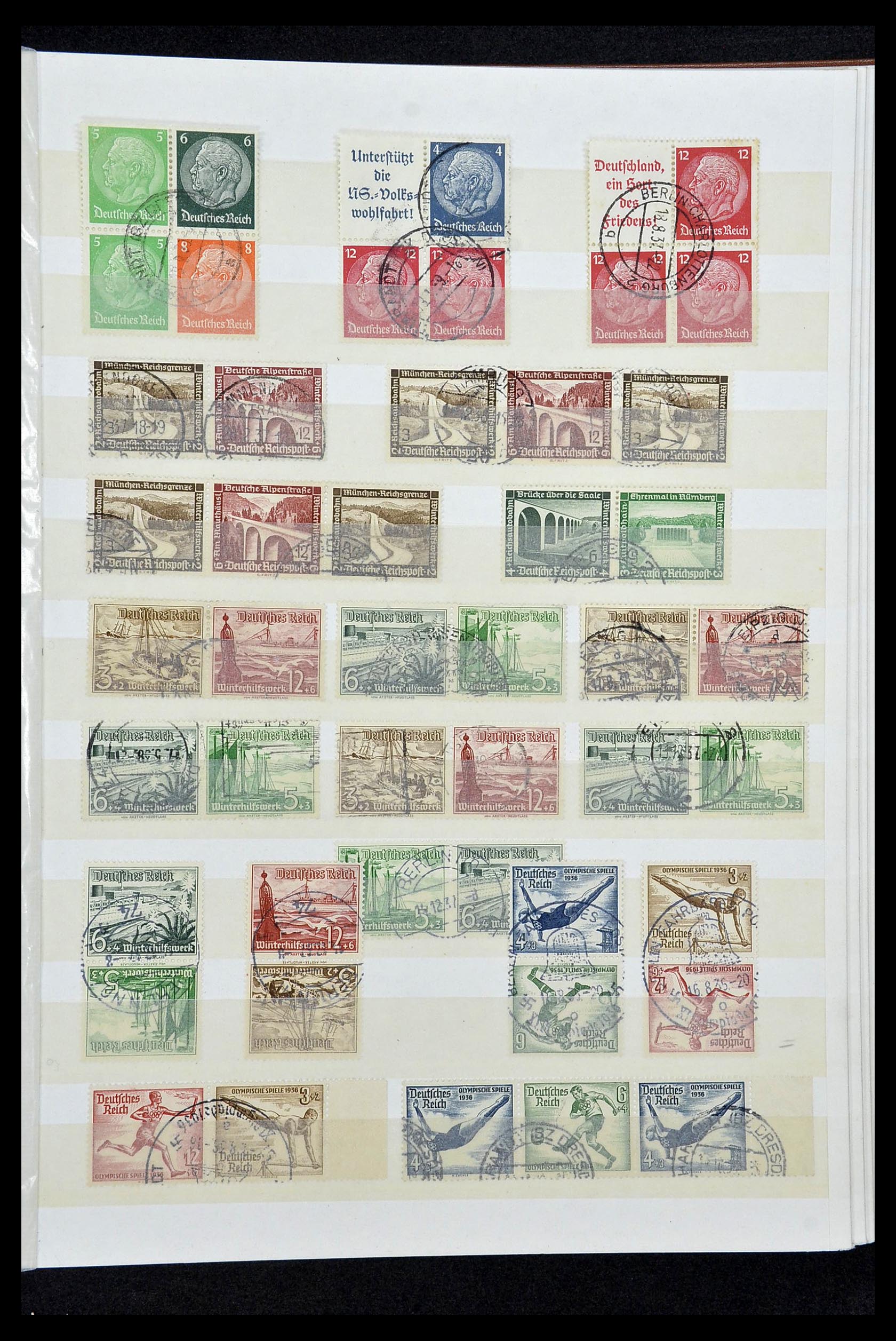 34270 041 - Postzegelverzameling 34270 Duitse Rijk 1872-1942.