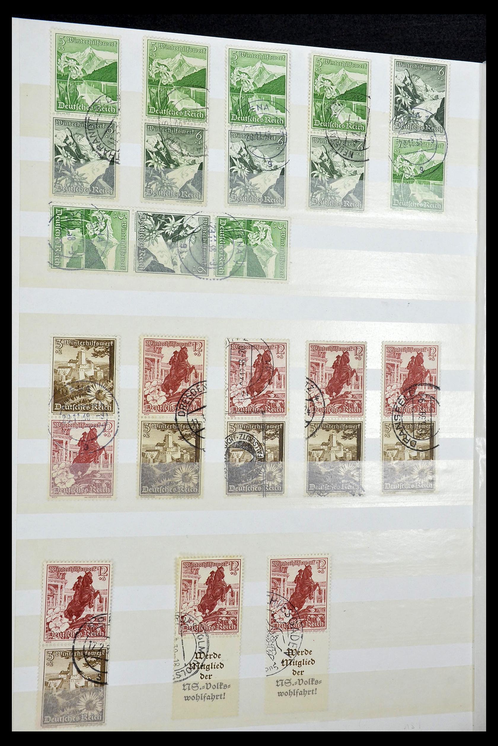 34270 044 - Postzegelverzameling 34270 Duitse Rijk 1872-1942.