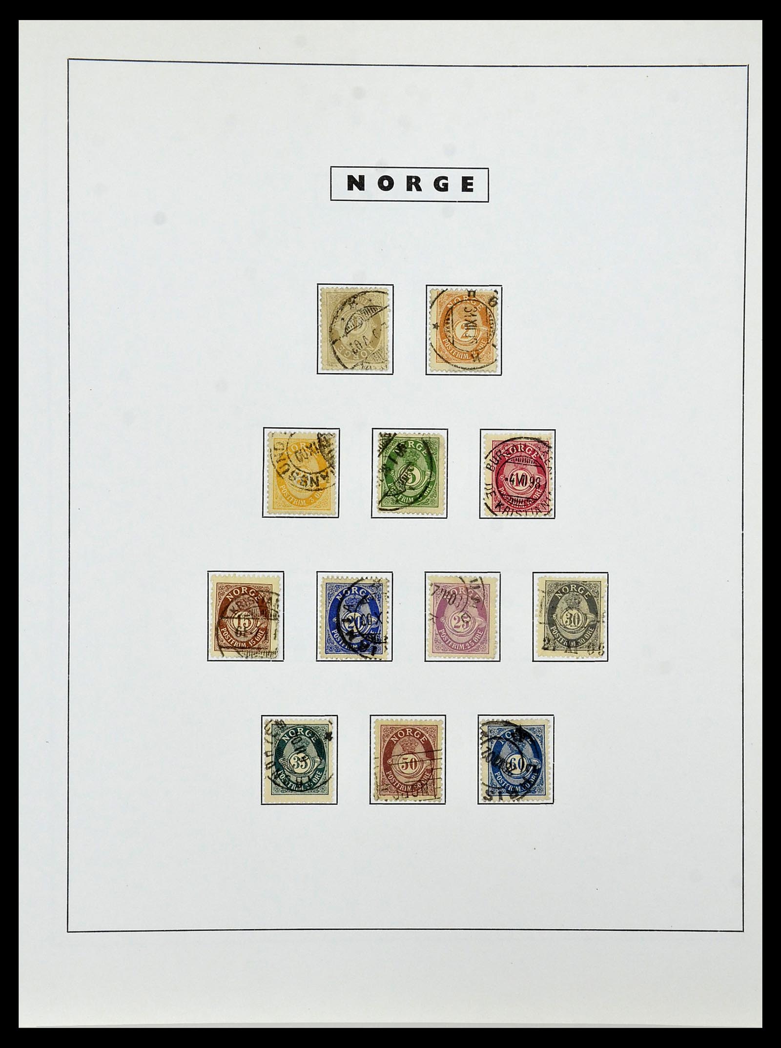 34274 008 - Postzegelverzameling 34274 Noorwegen 1856-2012.