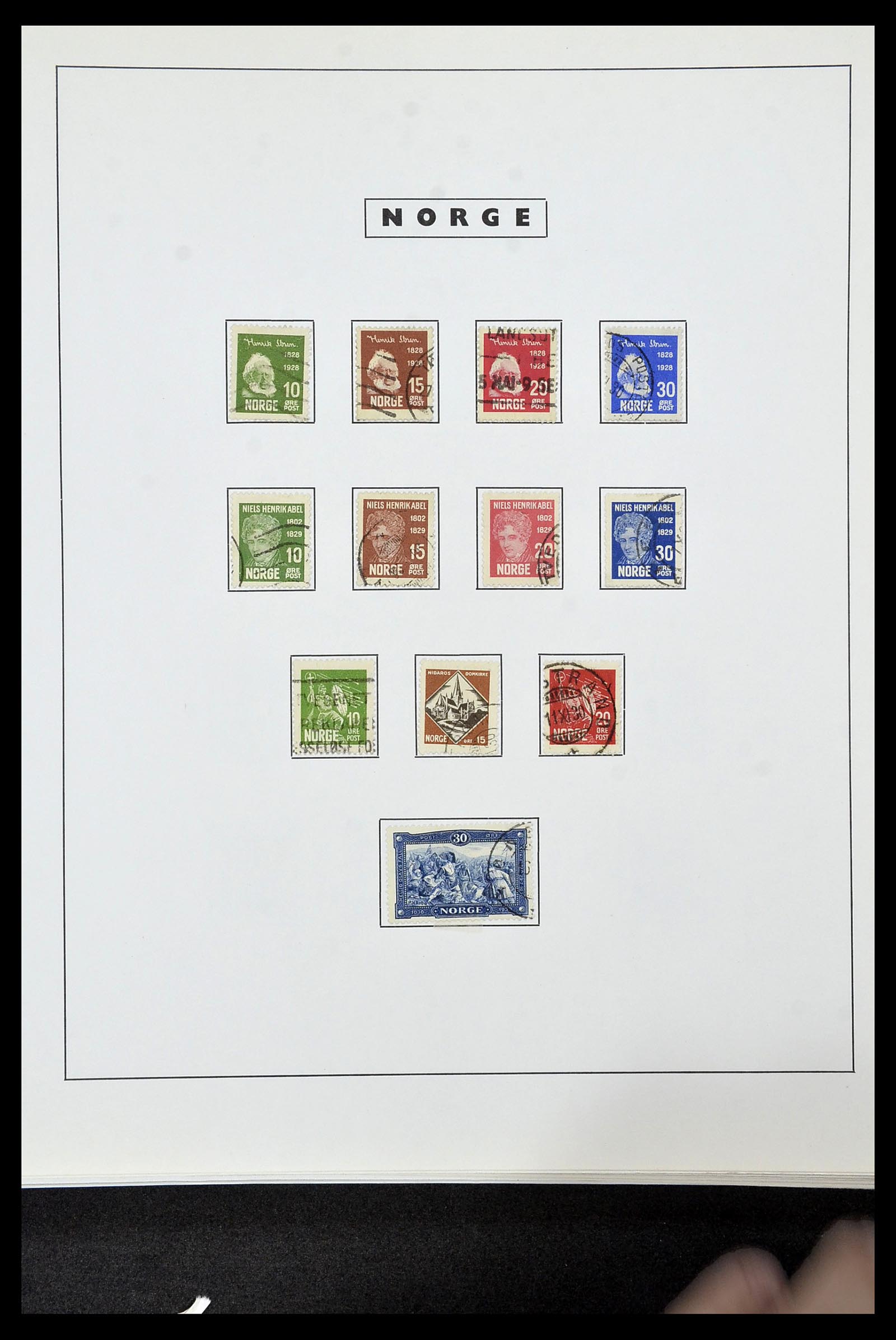 34274 015 - Postzegelverzameling 34274 Noorwegen 1856-2012.