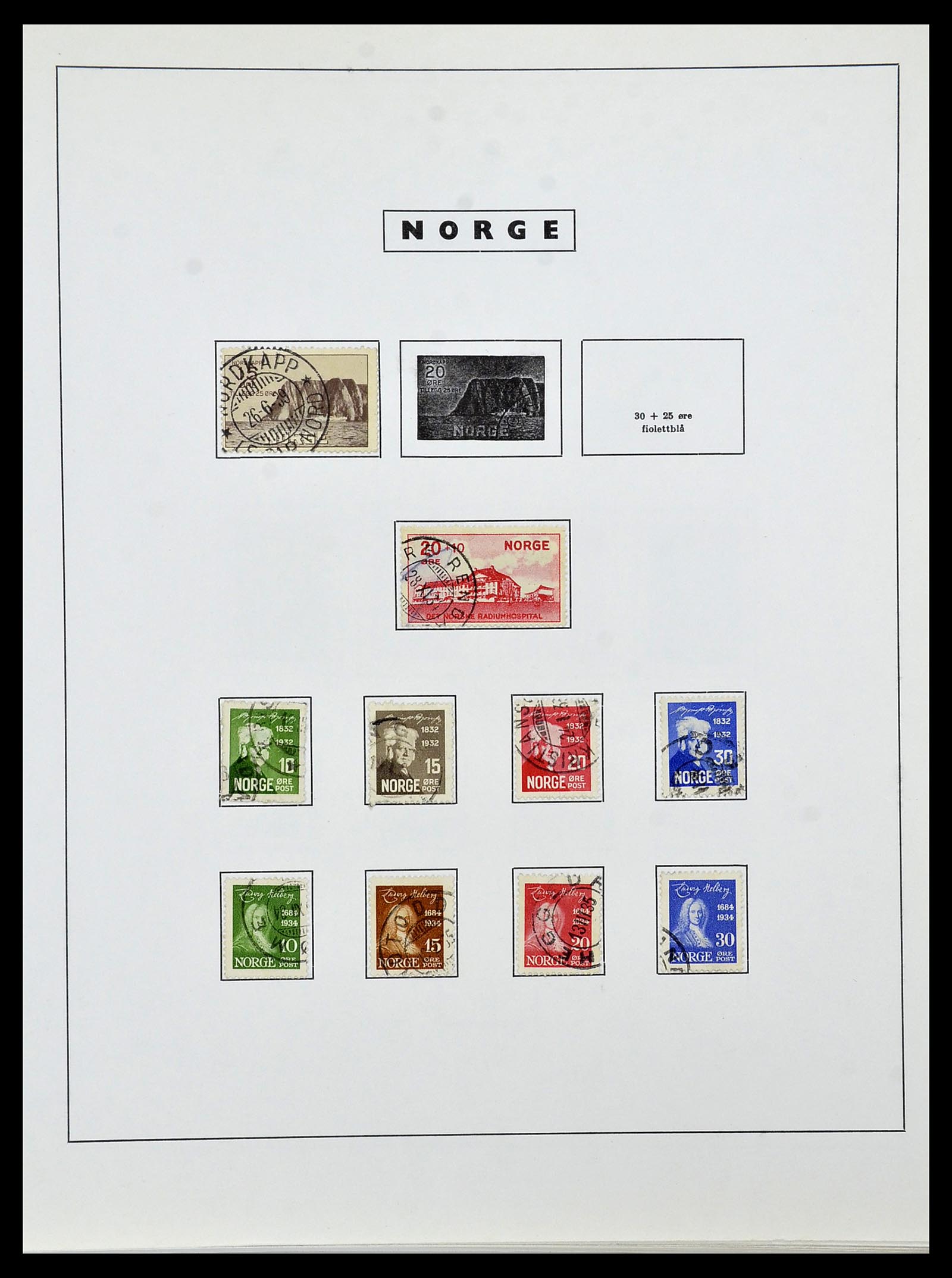 34274 016 - Postzegelverzameling 34274 Noorwegen 1856-2012.