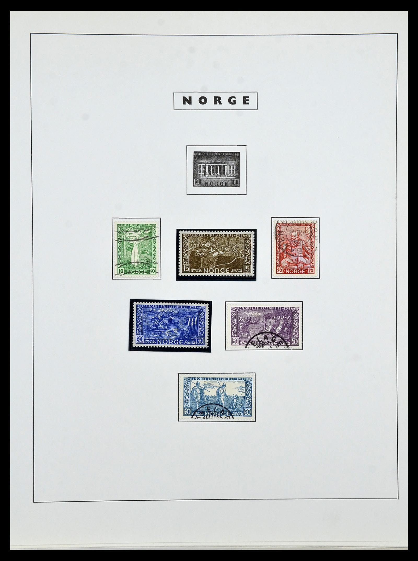 34274 025 - Postzegelverzameling 34274 Noorwegen 1856-2012.