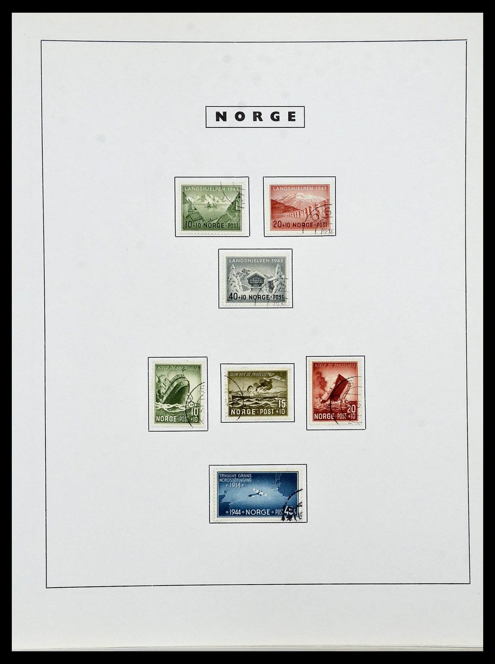 34274 029 - Postzegelverzameling 34274 Noorwegen 1856-2012.