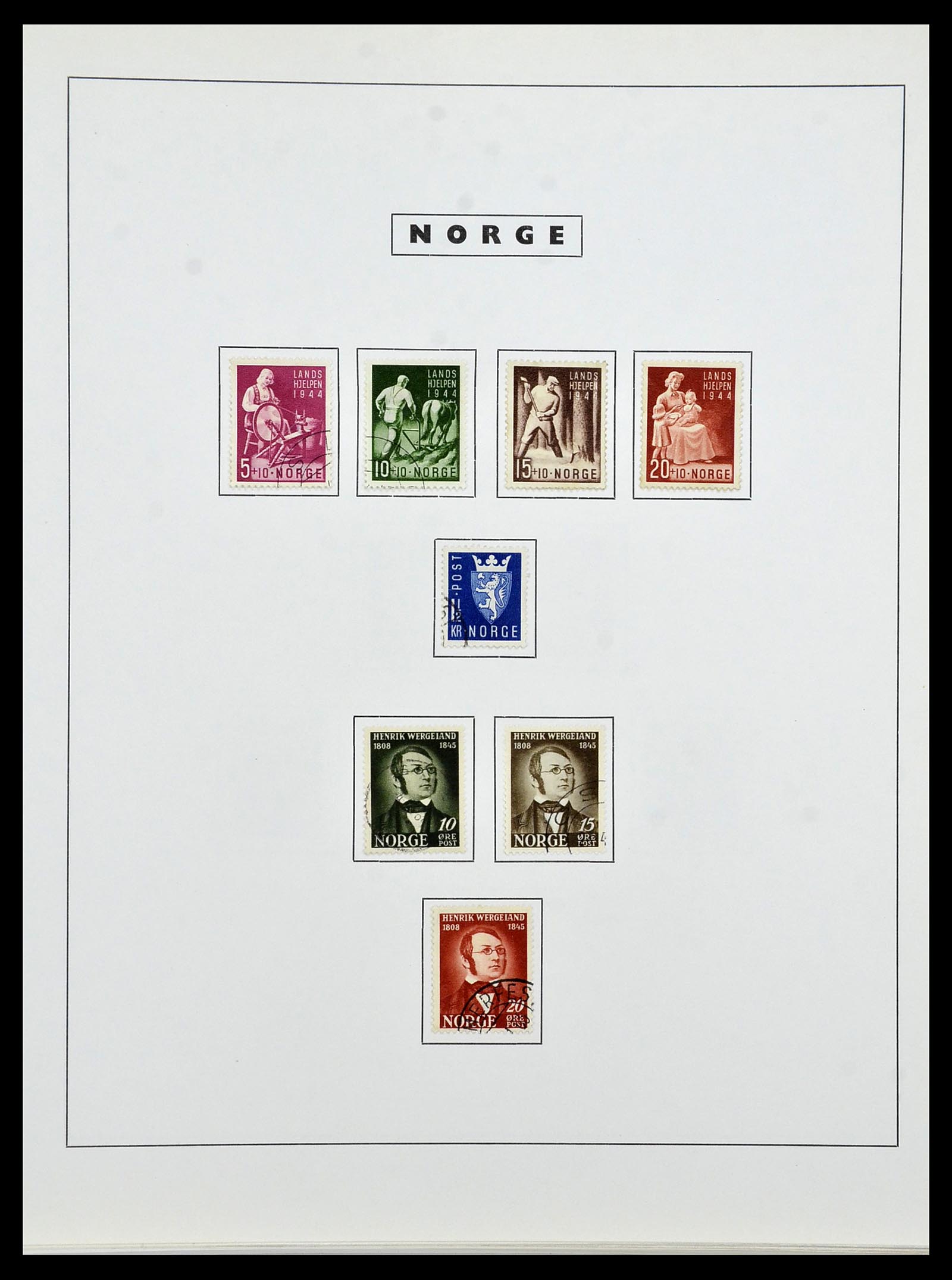 34274 031 - Postzegelverzameling 34274 Noorwegen 1856-2012.