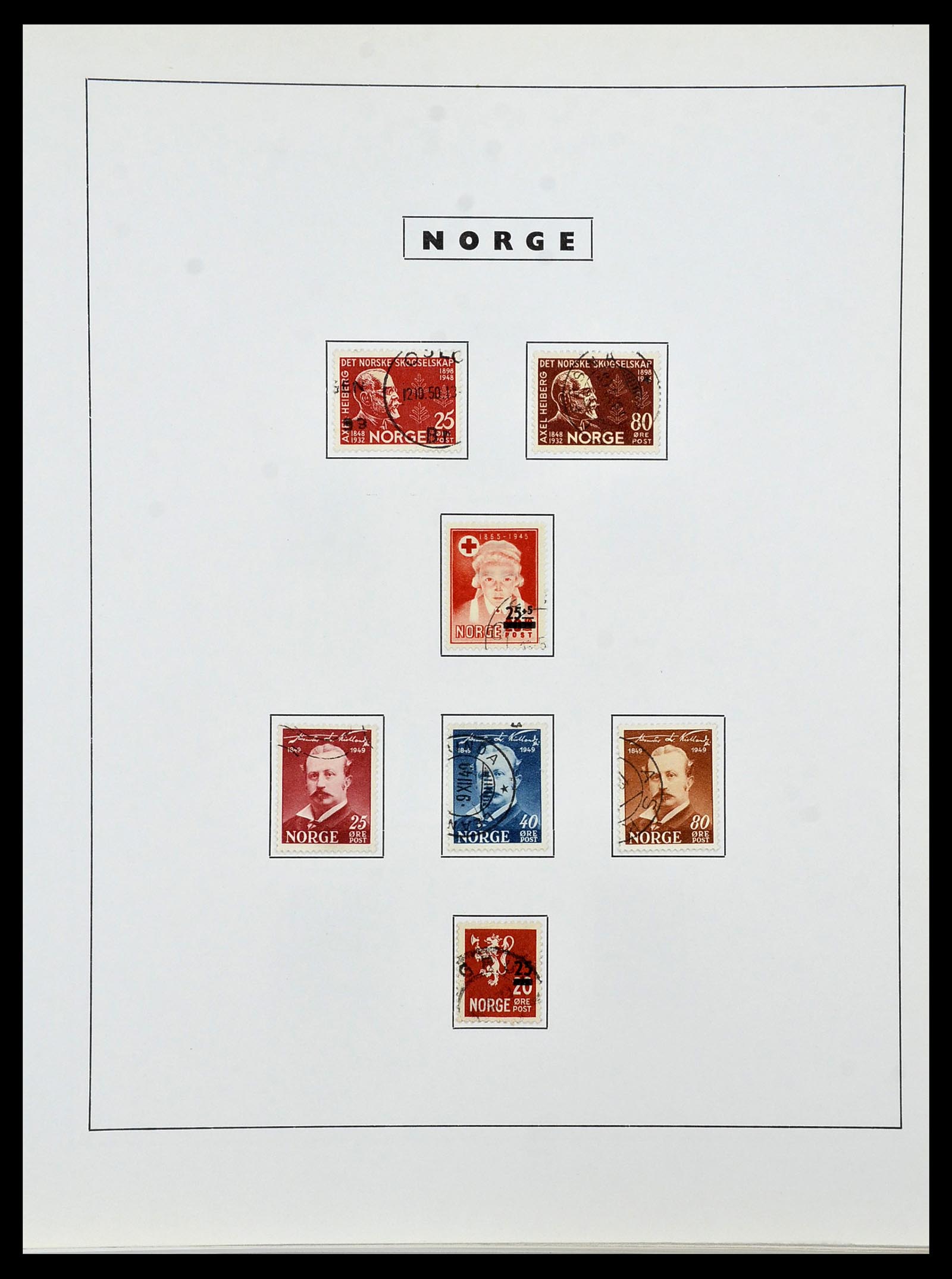 34274 035 - Postzegelverzameling 34274 Noorwegen 1856-2012.