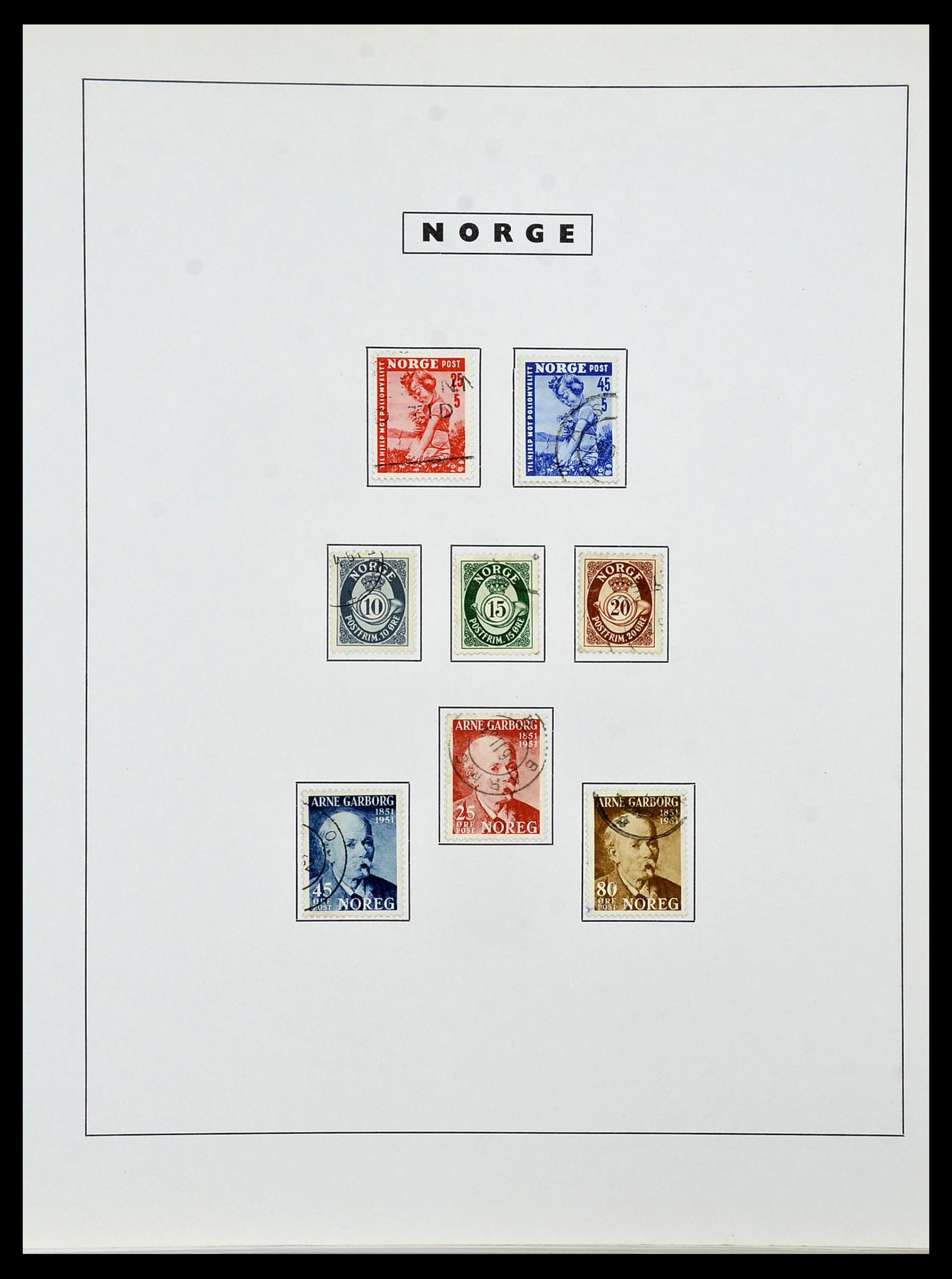 34274 037 - Postzegelverzameling 34274 Noorwegen 1856-2012.