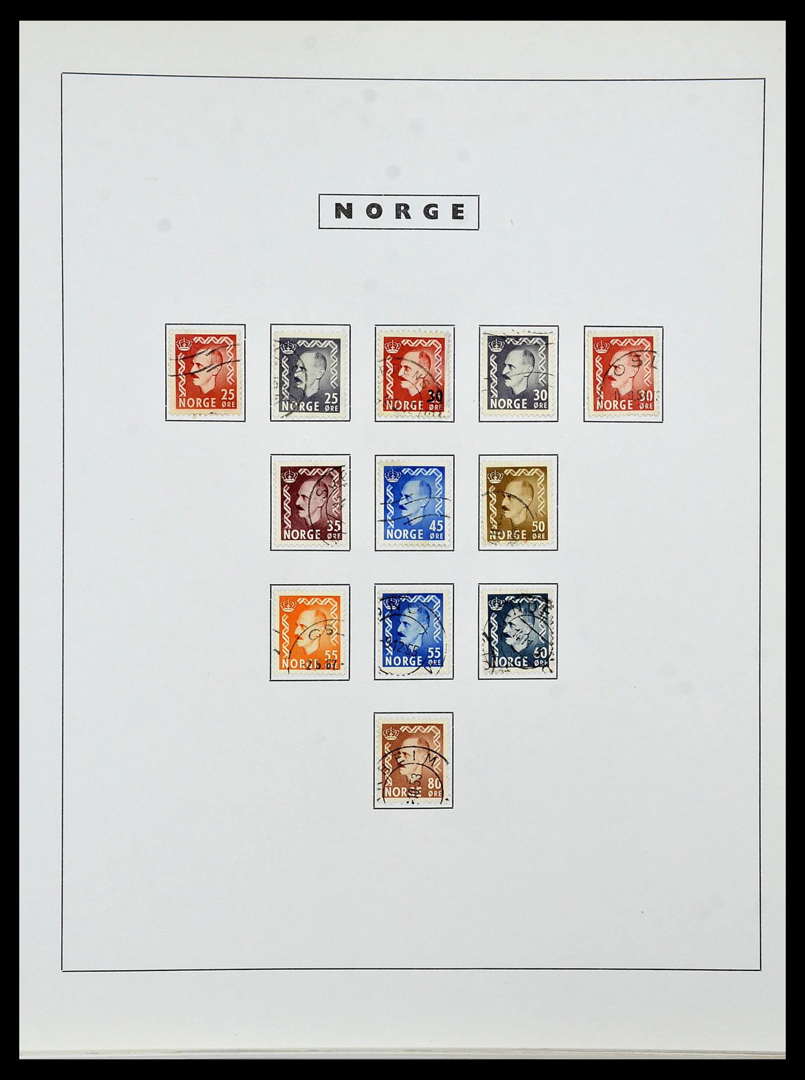 34274 038 - Postzegelverzameling 34274 Noorwegen 1856-2012.
